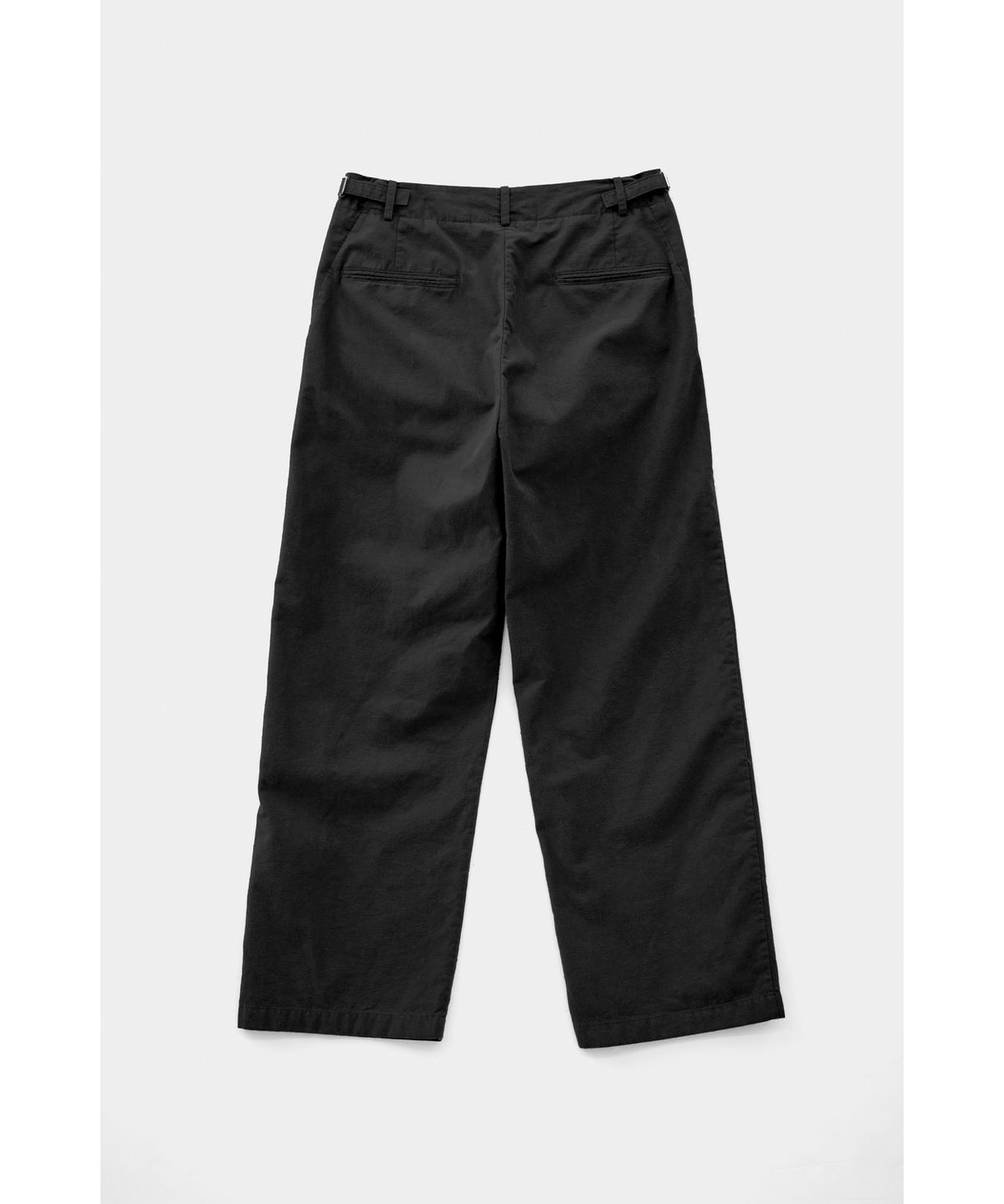 유스(YOUTH) Washed Wide Chino Pants - Black