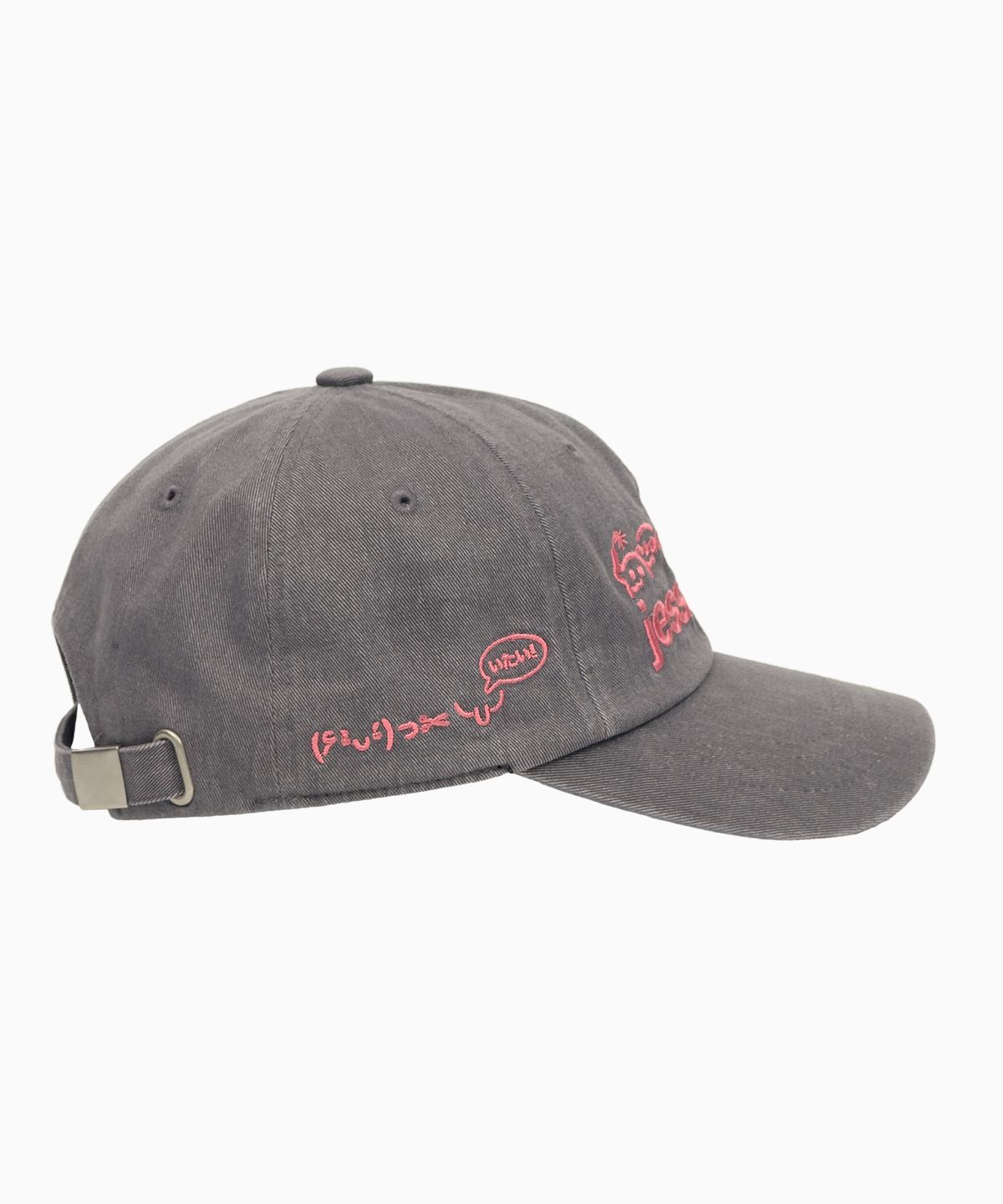 제스픽션(JESSFIXTION) FIXY LOGO WASHING CAP (GREY)