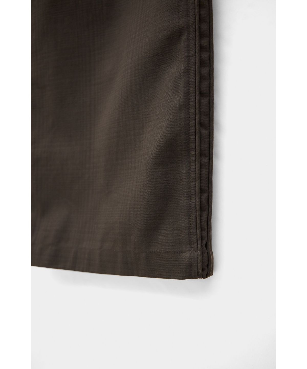 유스(YOUTH) Double Trimming Wide Pants - Brown Check