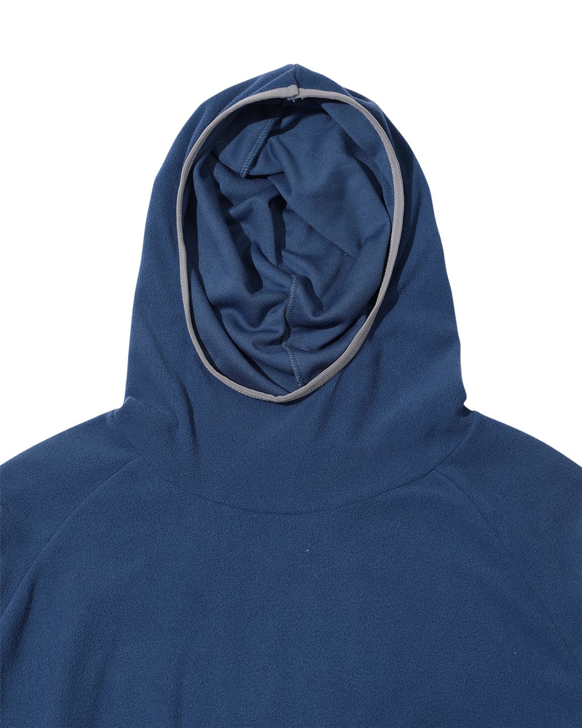 더뮤지엄비지터(THEMUSEUMVISITOR) SPORTS LABEL FLEECE ANORAK (NAVY)