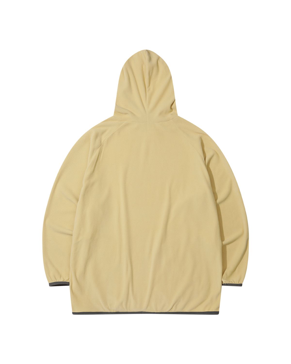 더뮤지엄비지터(THEMUSEUMVISITOR) SPORTS LABEL FLEECE ANORAK (LEMON)