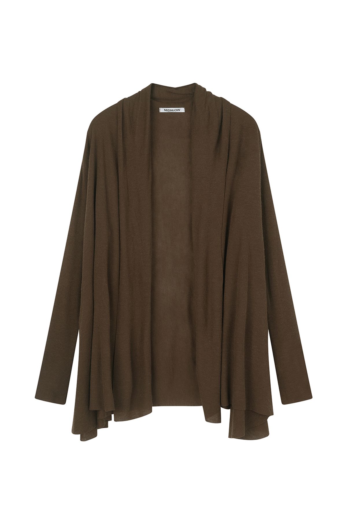 미드앤로우(MIDNLOW) Multi Cardigan (Brown)