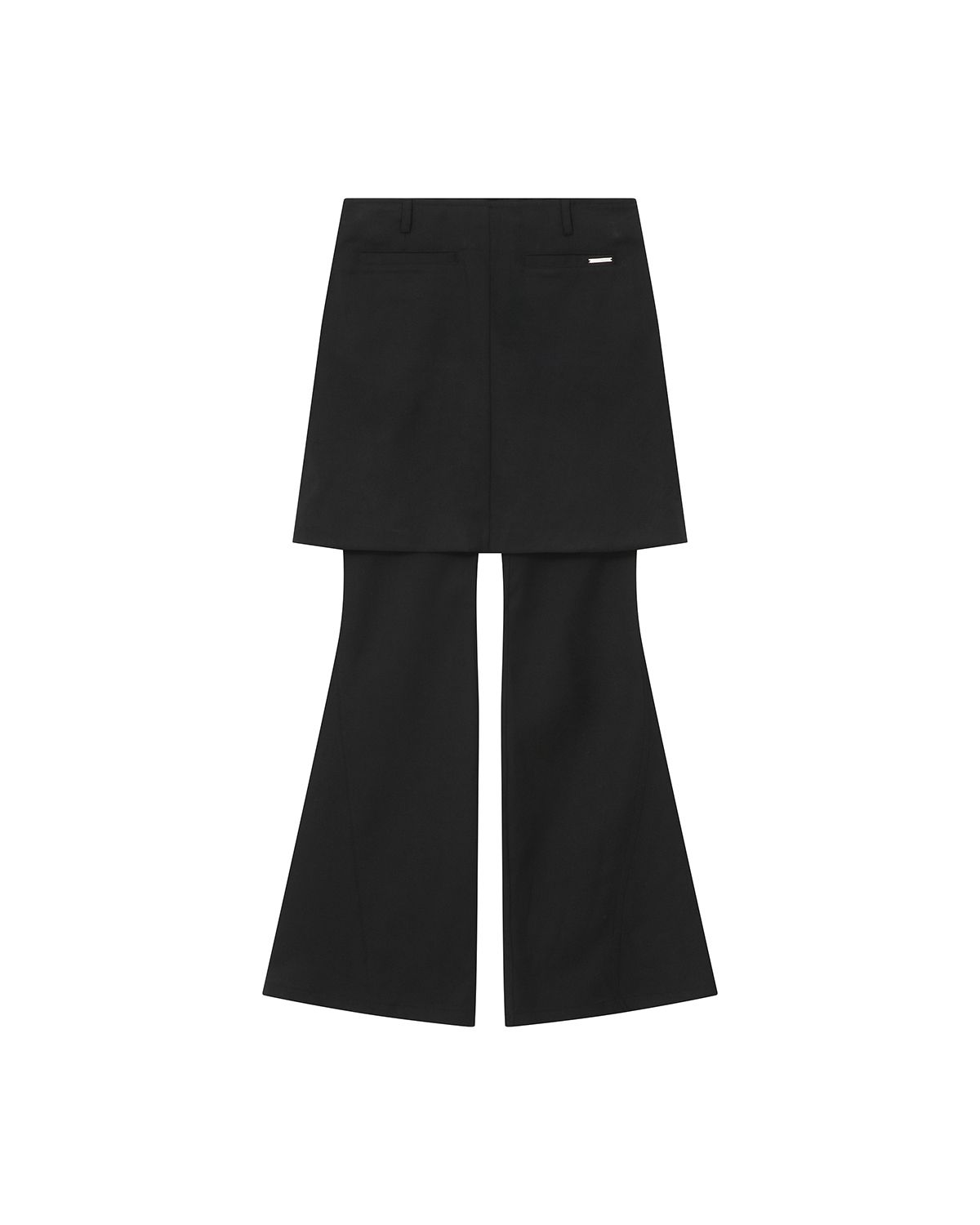MUSINSA | MISEKI SEOUL Pleats midi skirt pants SET BLACK