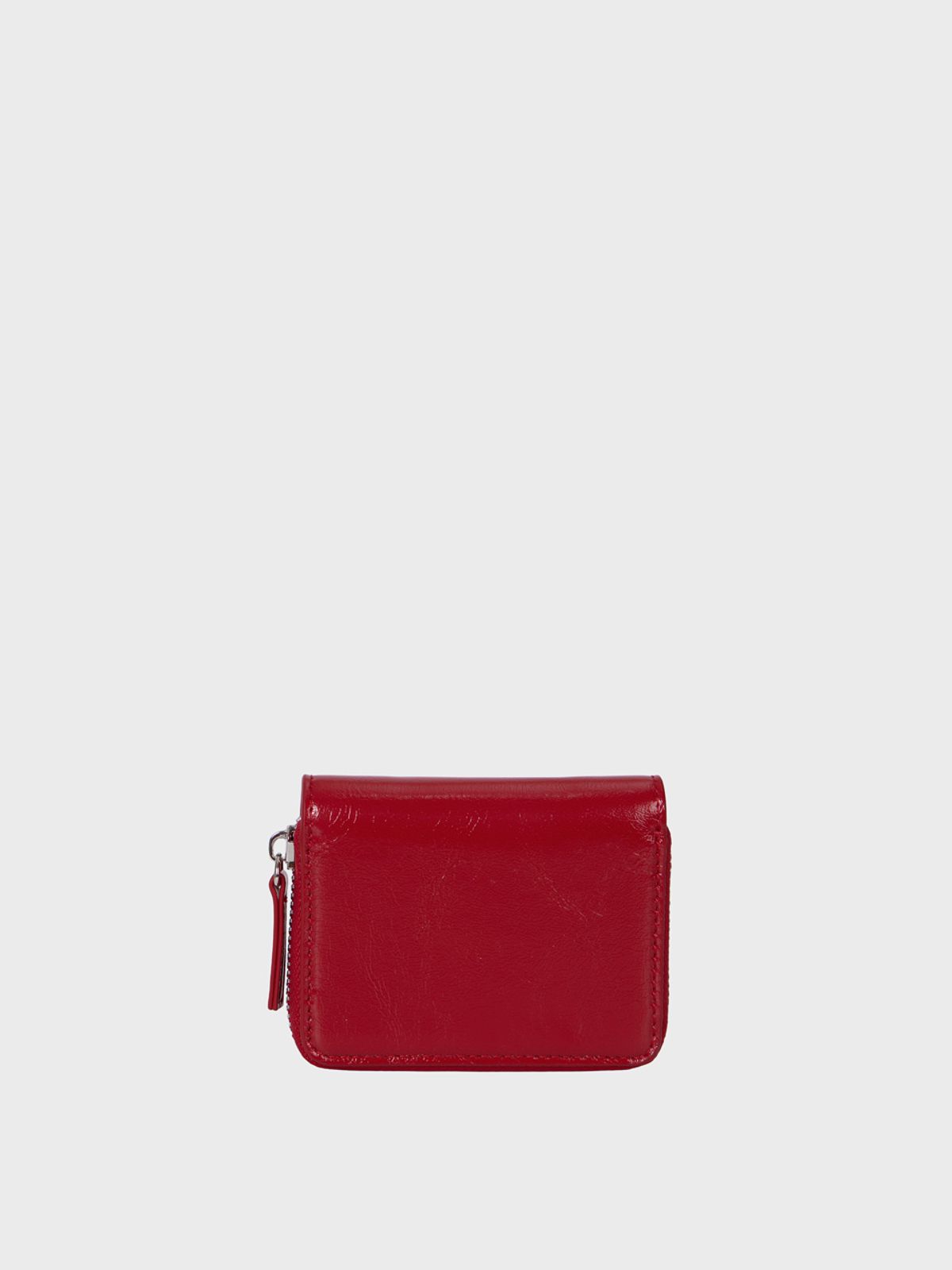 알키알카(ALKI ALKA) Zip Cross Wallet (Red)