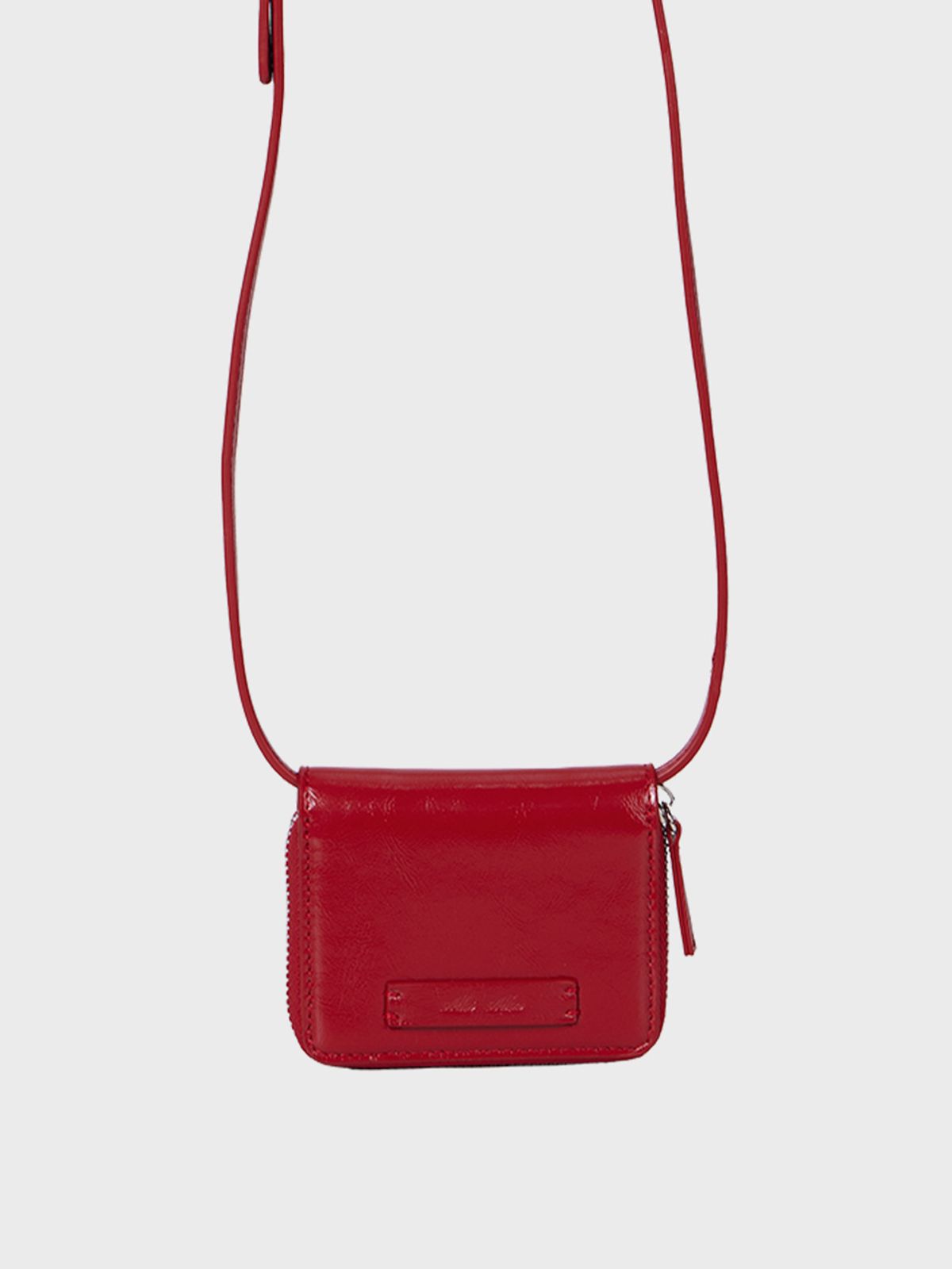 알키알카(ALKI ALKA) Zip Cross Wallet (Red)