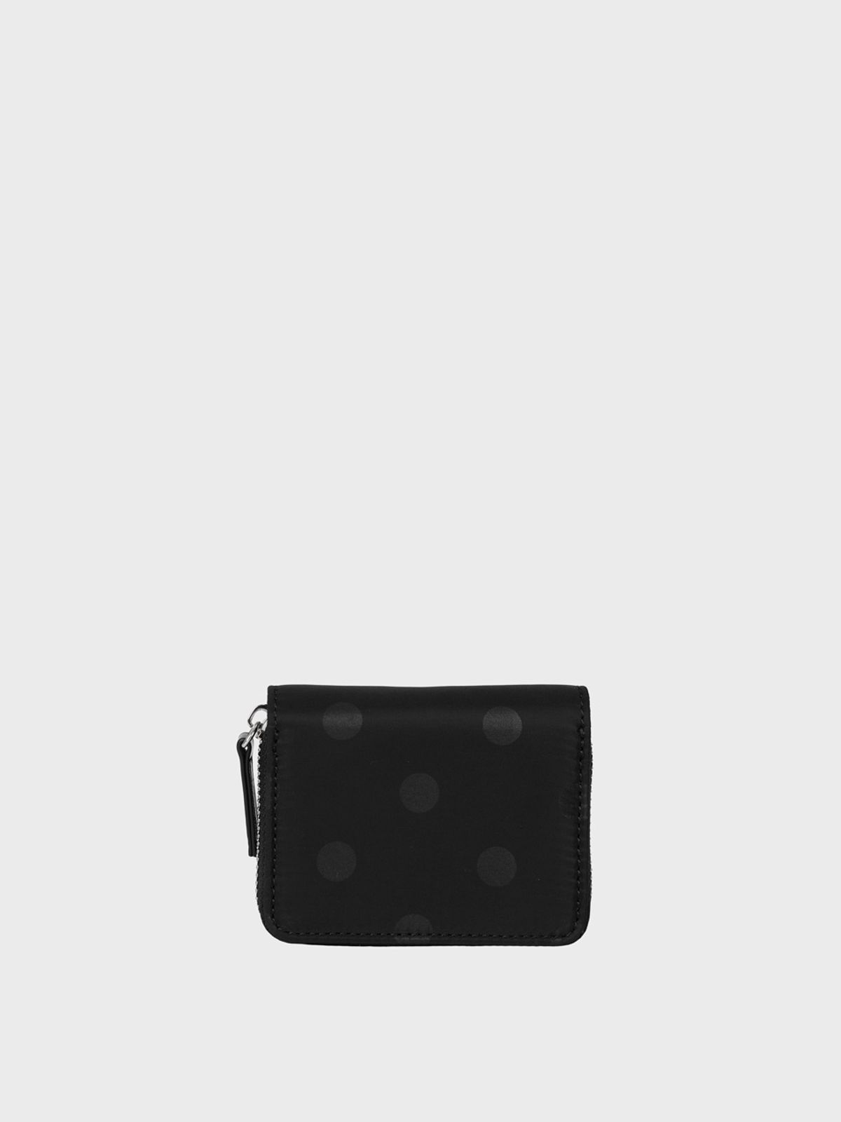 알키알카(ALKI ALKA) Zip Cross Wallet_Nylon (Dot Black)