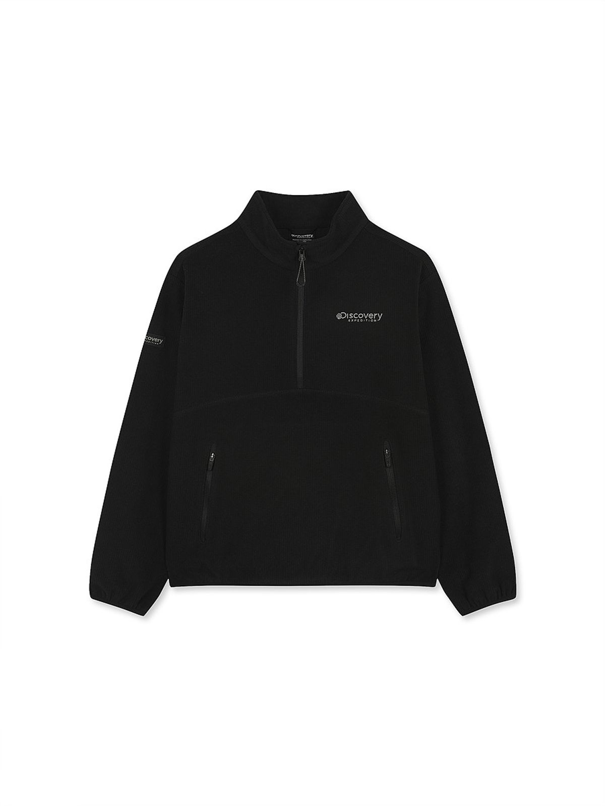 디스커버리 키즈(DISCOVERY KIDS) 키즈 기능성 하이넥 긴팔티 (BLACK)