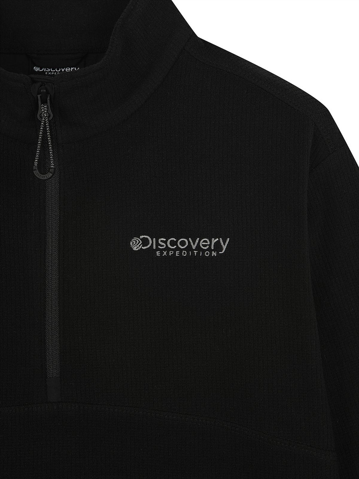 디스커버리 키즈(DISCOVERY KIDS) 키즈 기능성 하이넥 긴팔티 (BLACK)
