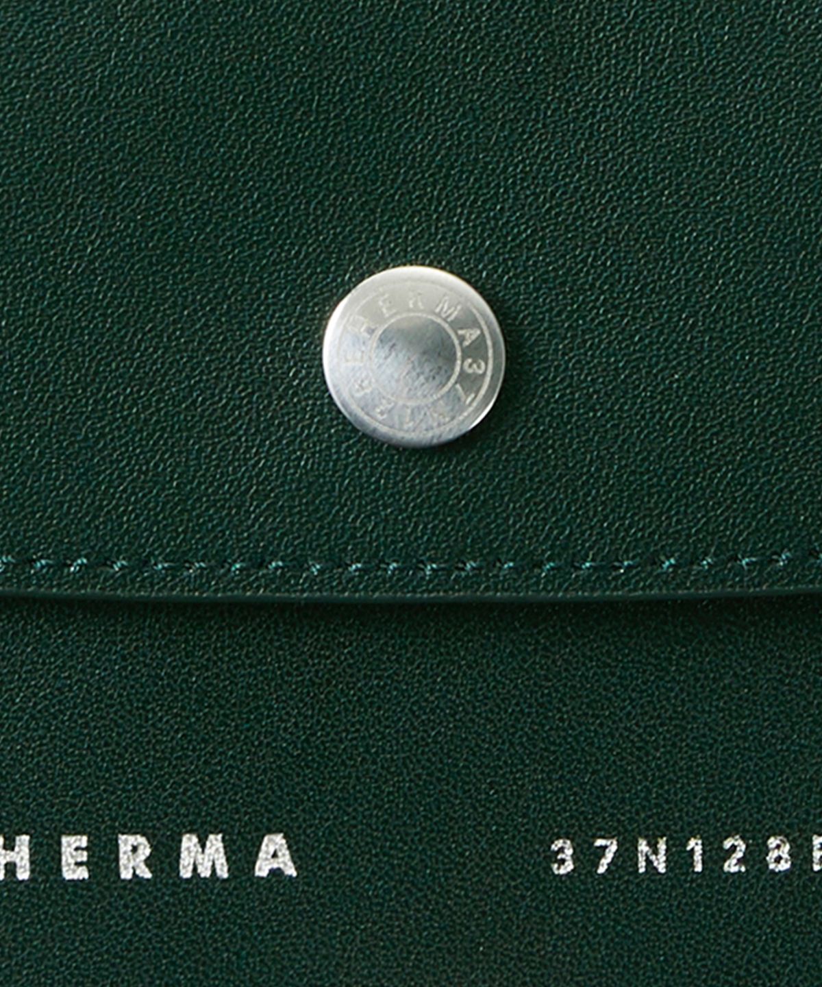 헤르마(HERMA) 쁘띠 체인 지갑 에버그린