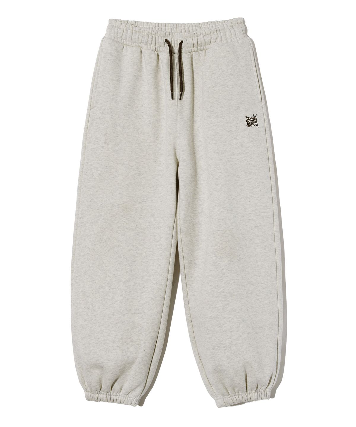 브라운브레스 키즈(BROWNBREATH KIDS) KIDS TAG SWEAT PANTS - OATMEAL