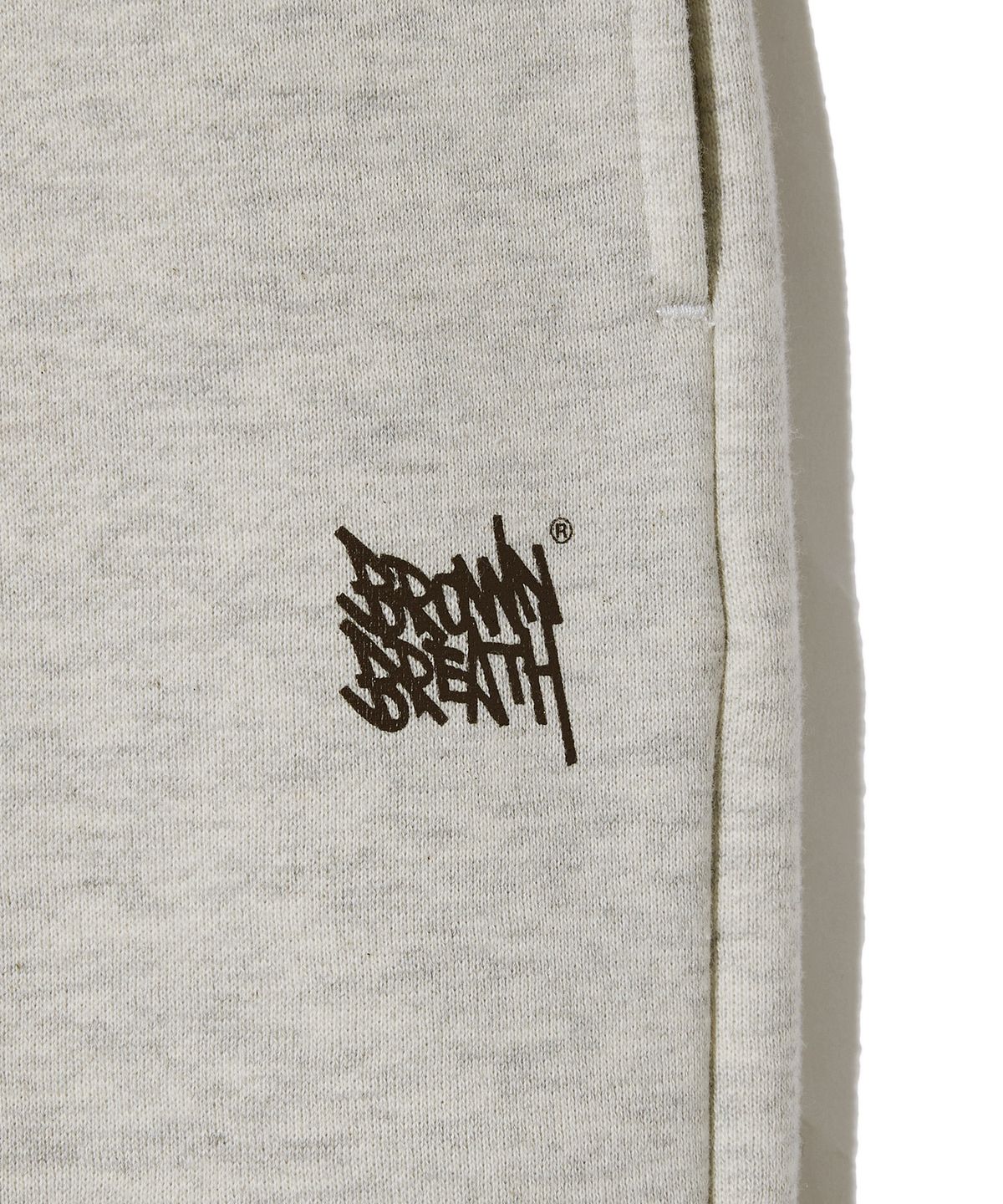 브라운브레스 키즈(BROWNBREATH KIDS) KIDS TAG SWEAT PANTS - OATMEAL