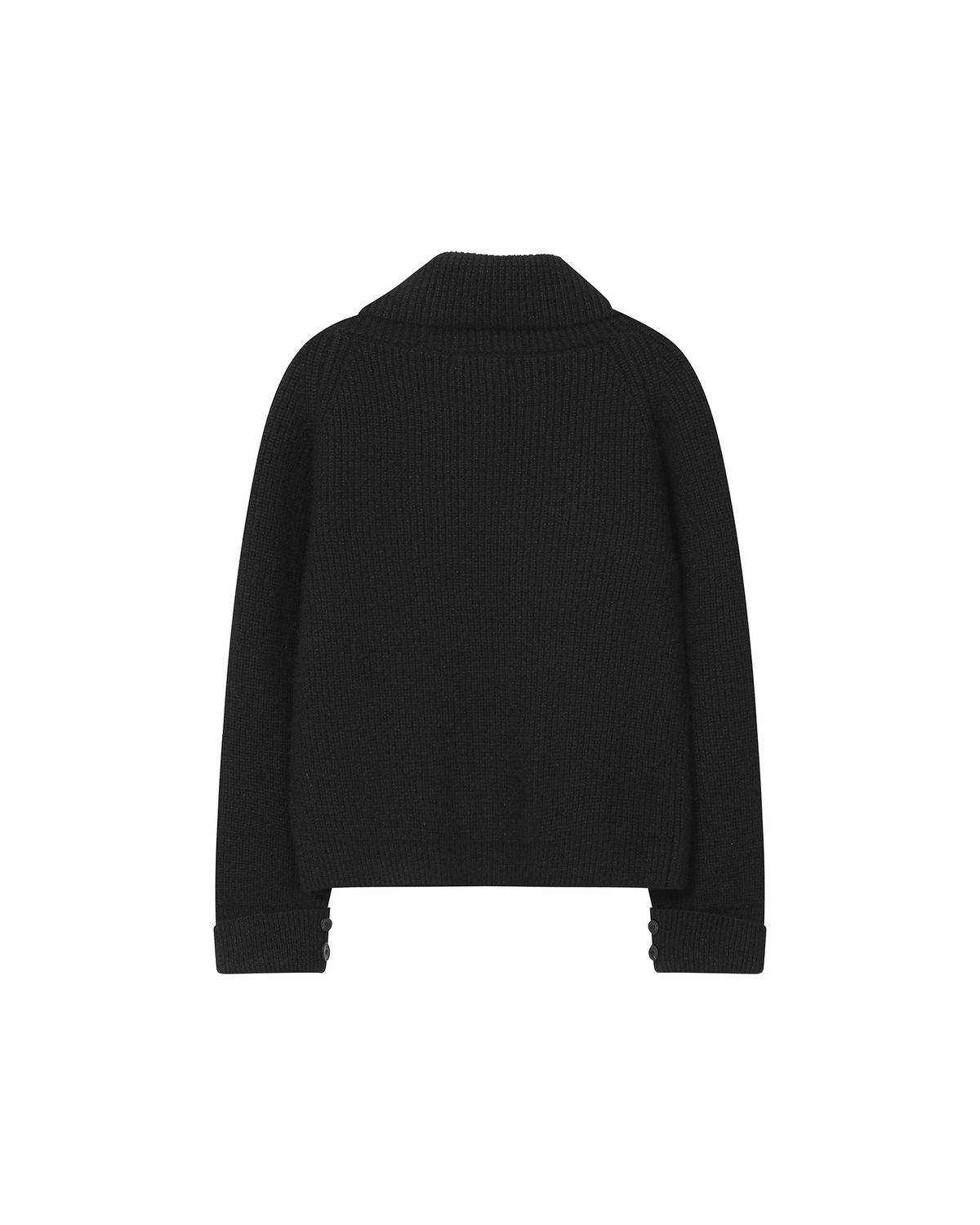 미세키서울(MISEKI SEOUL) Double button bold knit BLACK