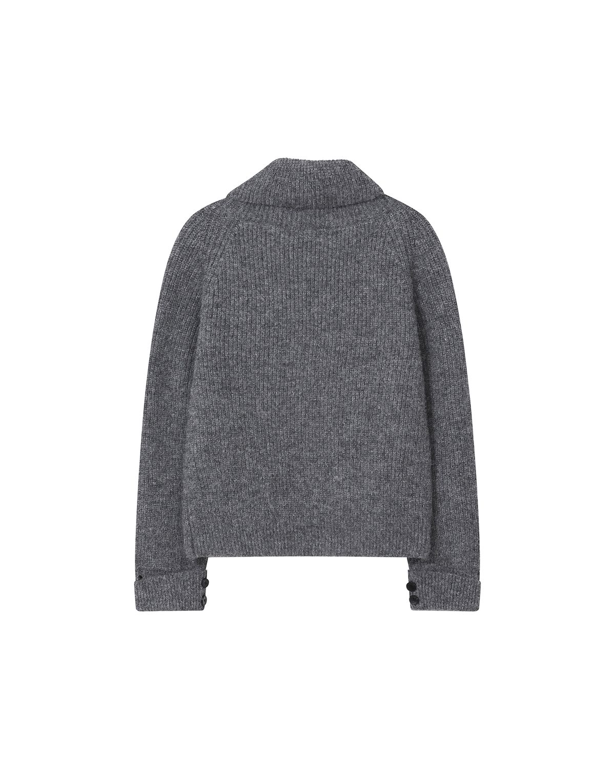미세키서울(MISEKI SEOUL) Double button bold knit GREY