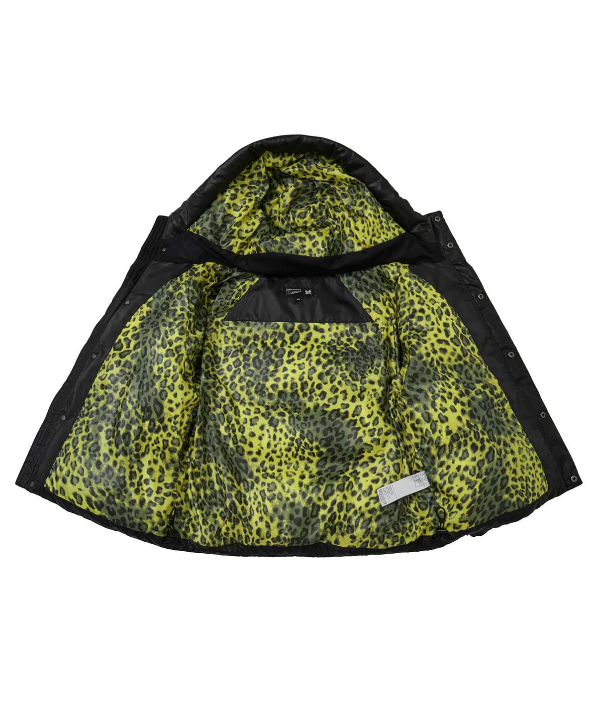 브라운브레스 키즈(BROWNBREATH KIDS) KIDS TAG HOODIE PADDING JUMPER - BLACK