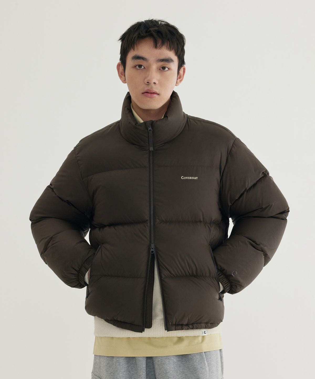 커버낫(COVERNAT) 씨빅 RDS 숏 푸퍼 Deep Brown