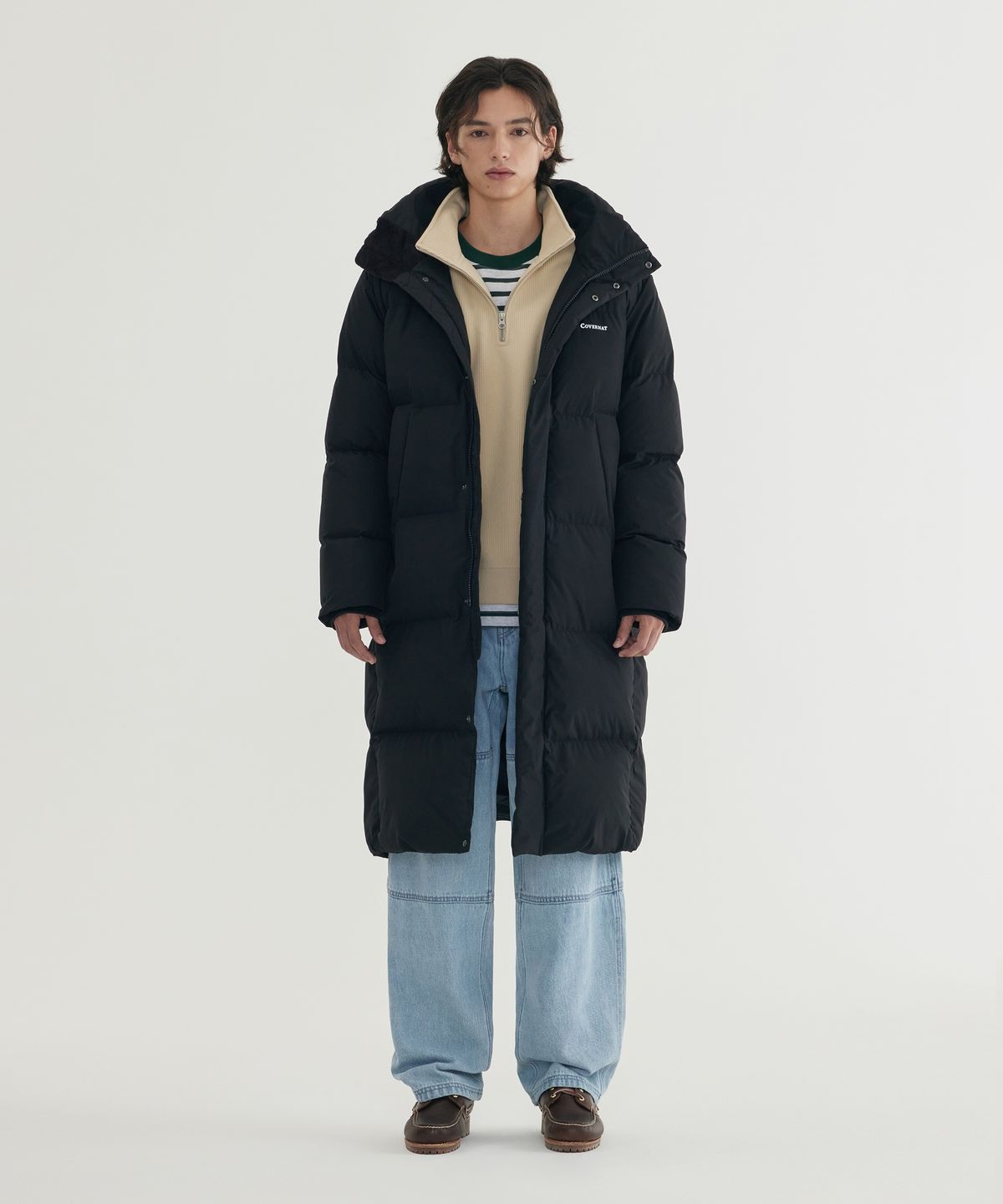 커버낫(COVERNAT) 씨빅 RDS 롱 다운 자켓 Black