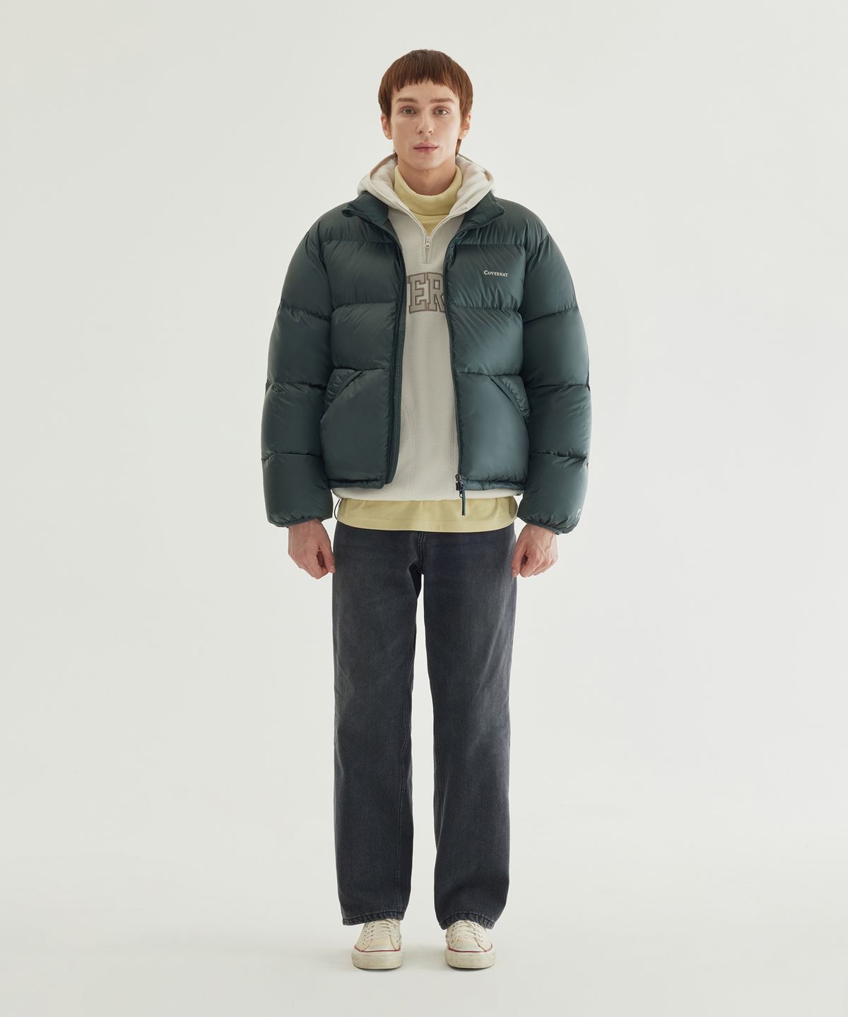 커버낫(COVERNAT) 퍼텍스 씨빅 RDS 숏 푸퍼 Dark Green