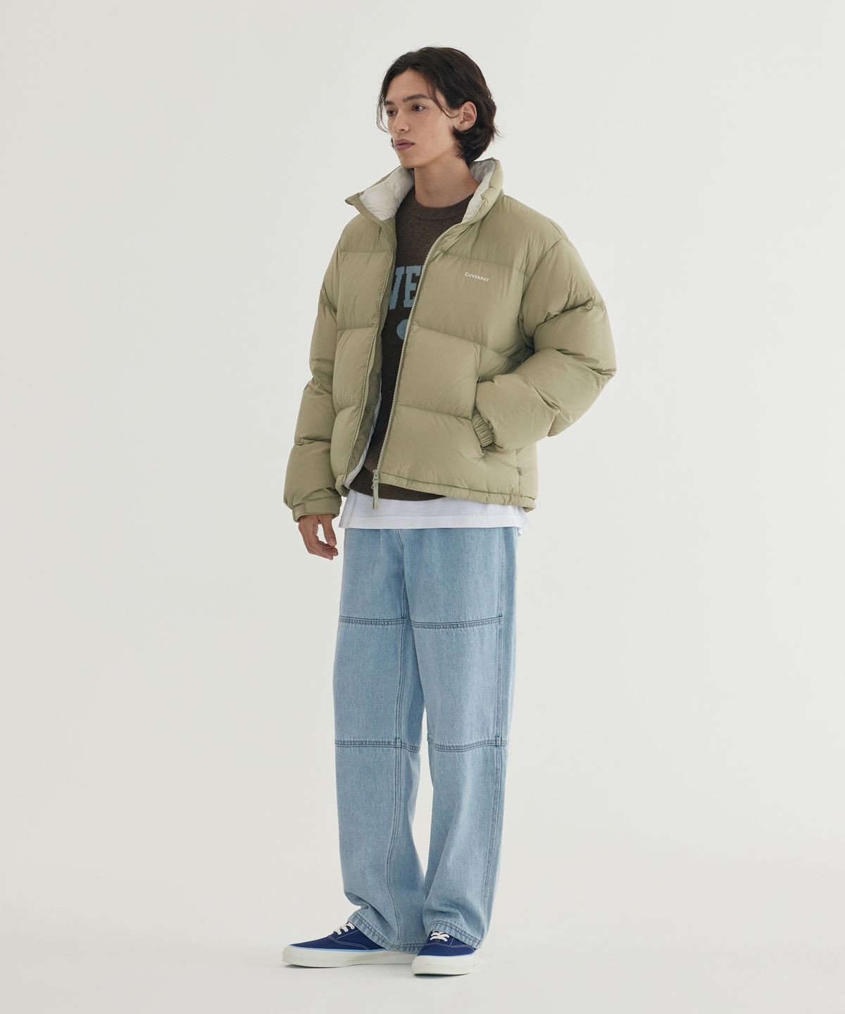 커버낫(COVERNAT) 씨빅 RDS 숏 푸퍼 Light Khaki