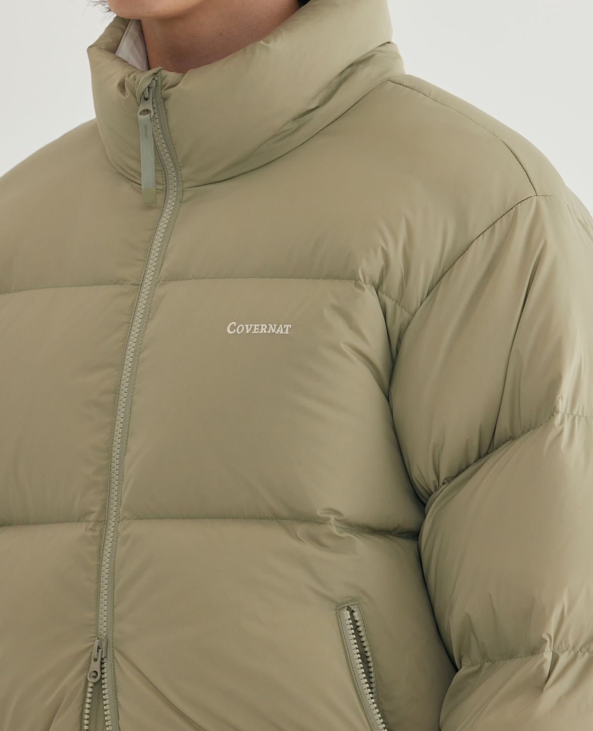 커버낫(COVERNAT) 씨빅 RDS 숏 푸퍼 Light Khaki