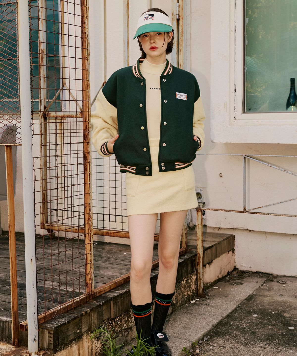 칸디니(KANDINI) 레몬 소프트 하프넥 티셔츠