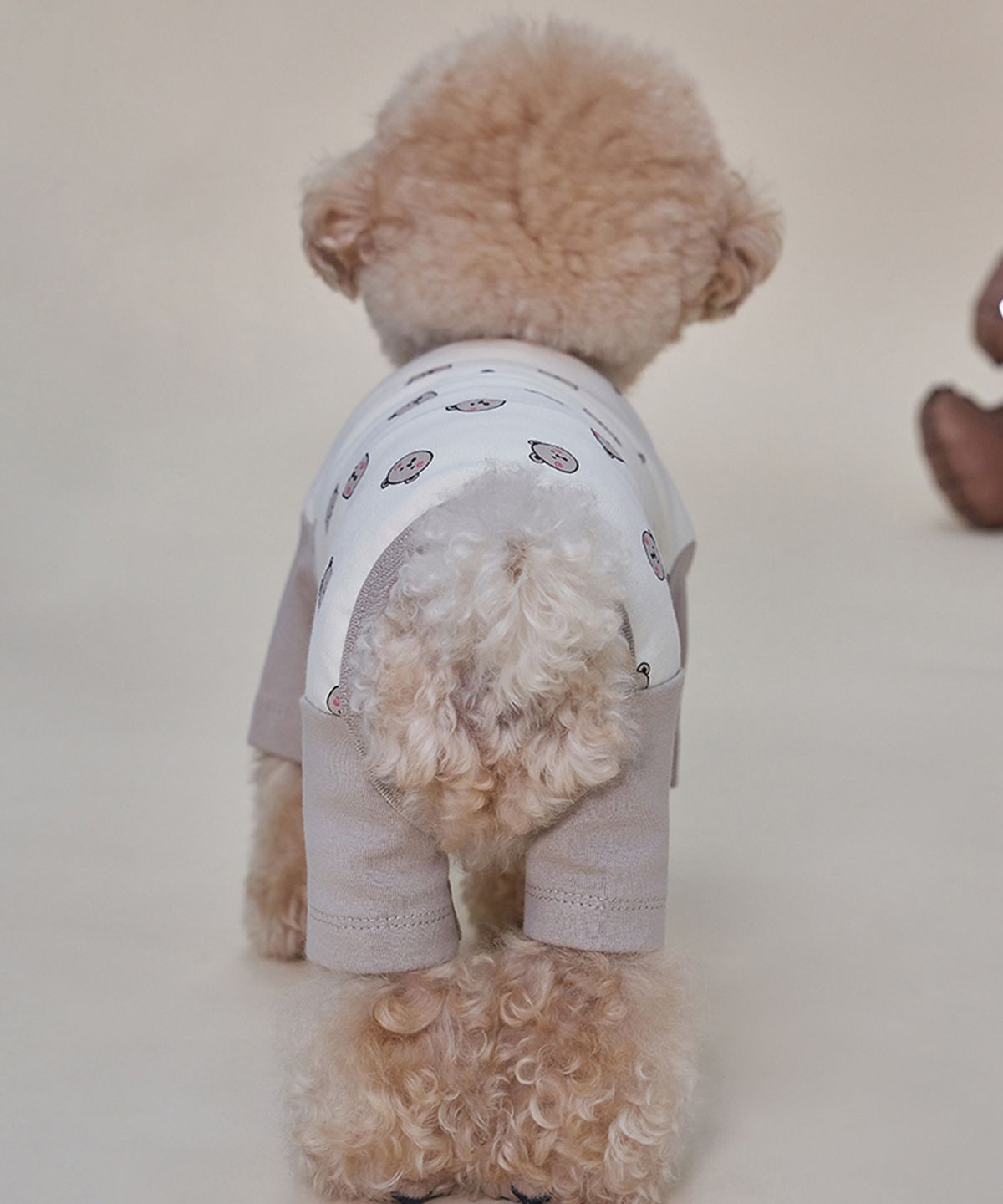 도그아이(DOGI) 강아지 베베 올인원 베이지