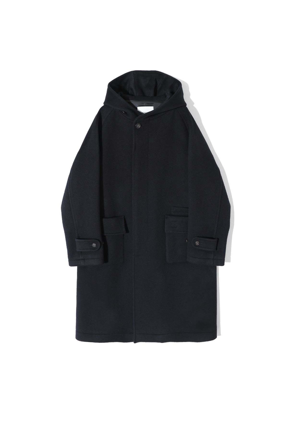 홀리선(HORLISUN) Longgrove Wool Hood Coat Dark Navy