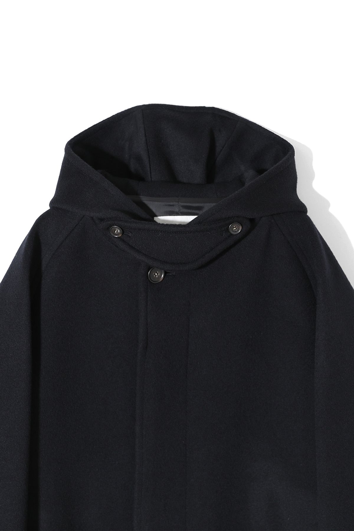 홀리선(HORLISUN) Longgrove Wool Hood Coat Dark Navy