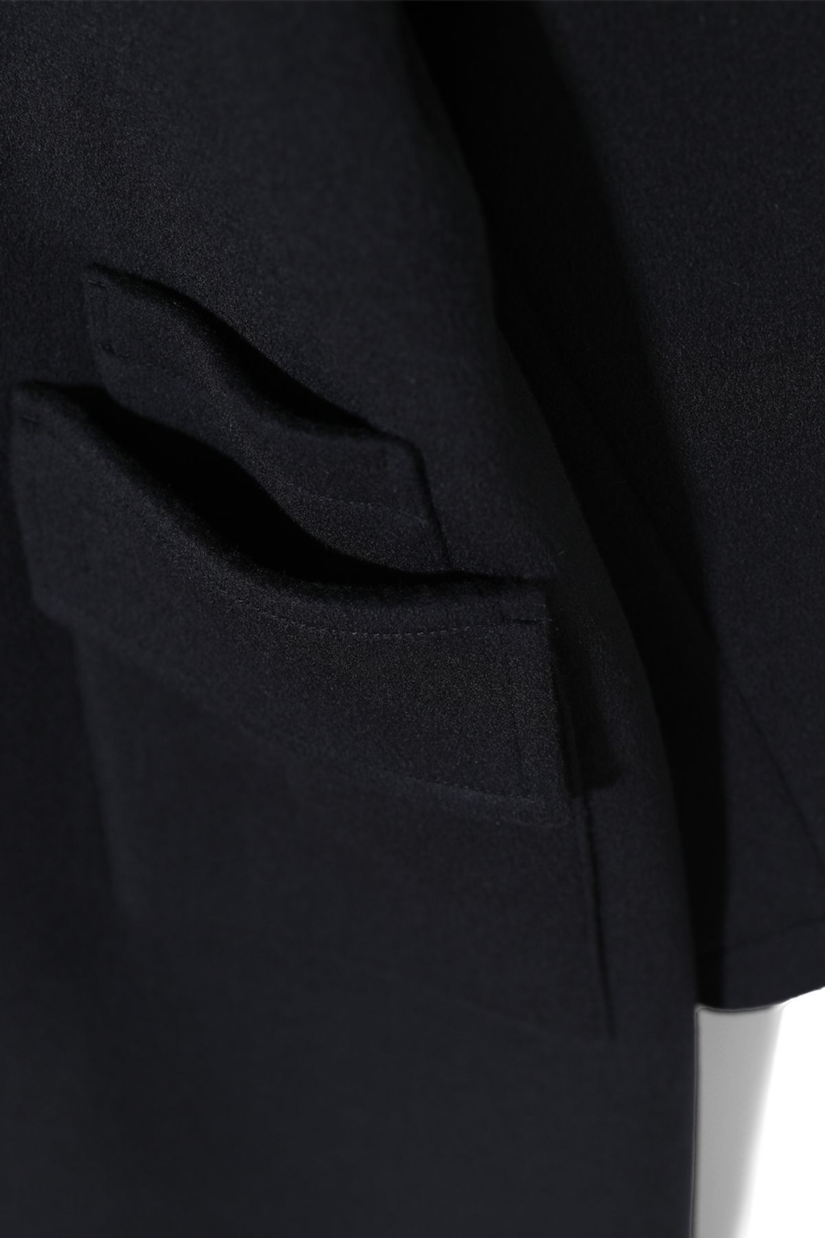 홀리선(HORLISUN) Longgrove Wool Hood Coat Dark Navy