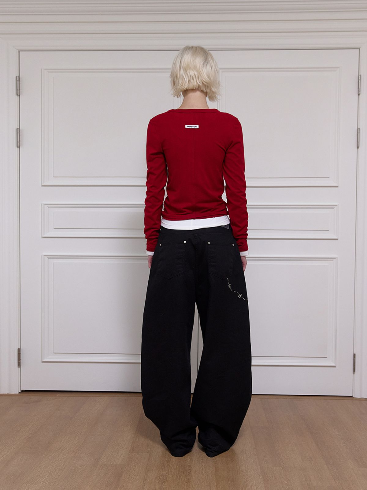민더리(MEENDERI) 2WAY CLASSIC LONG SLEEVE - RED