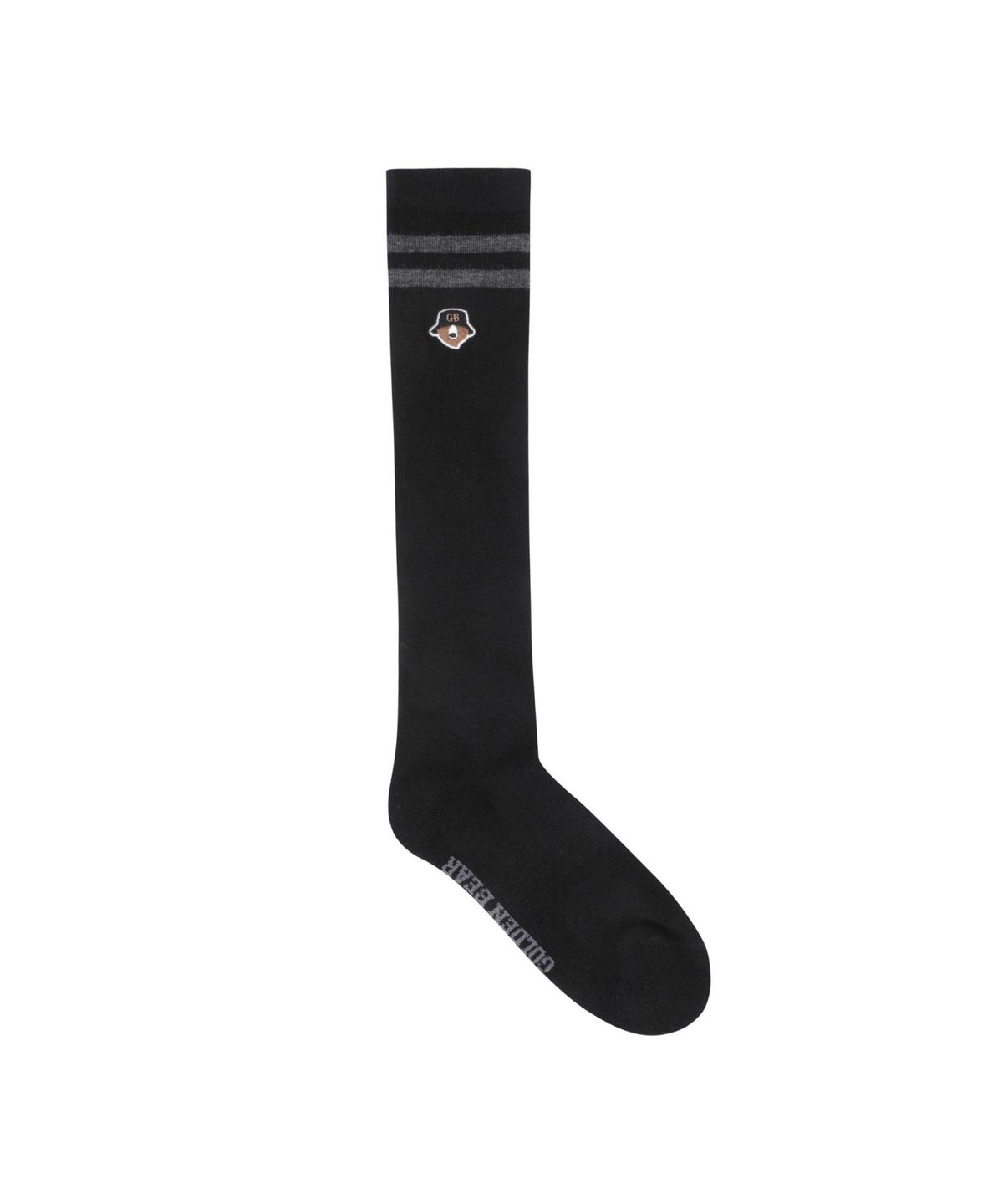골든베어(GOLDEN BEAR) (W) Striped Wool Knee Socks G6LAX25801BKX