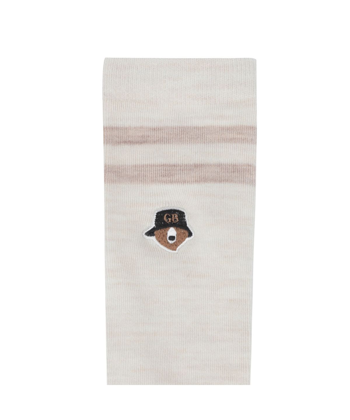 골든베어(GOLDEN BEAR) (W) Striped Wool Knee Socks G6LAX25801IVX