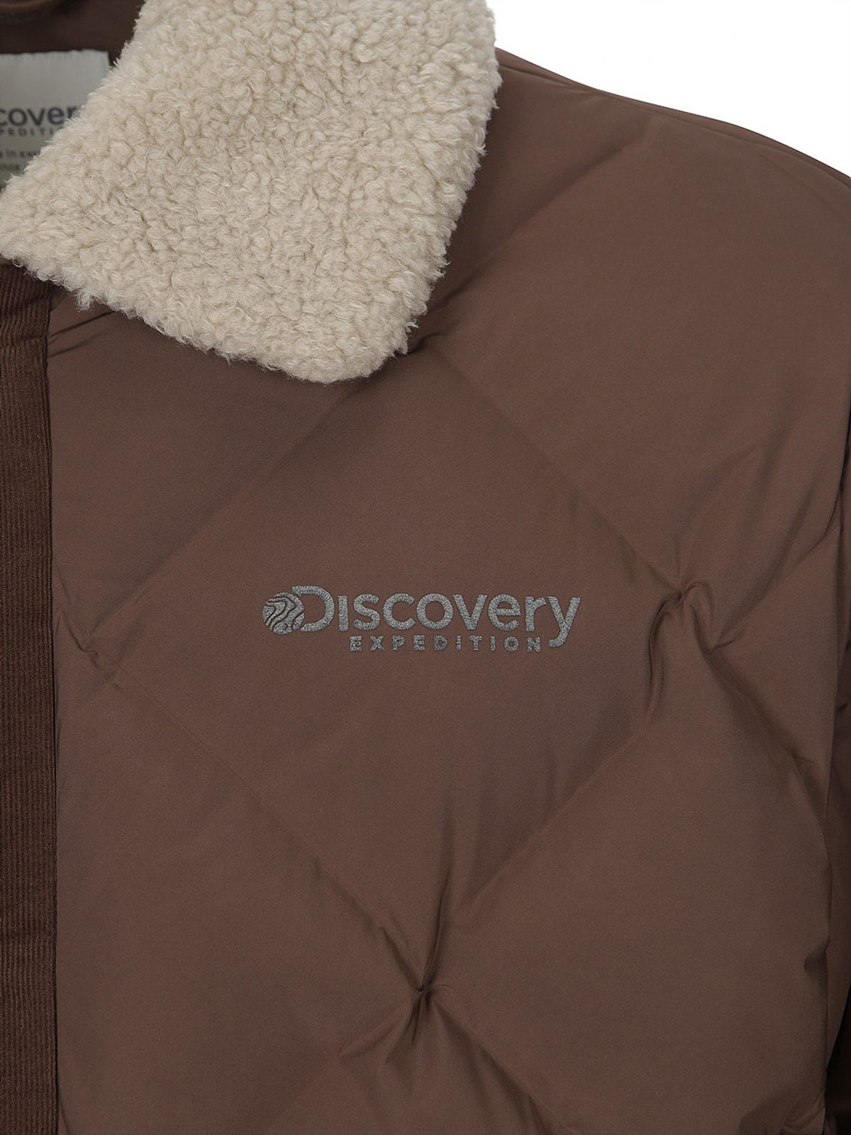 디스커버리 익스페디션(DISCOVERY EXPEDITION) 남성 디하스 카라넥 튜브 다운 미드패딩 (Brown)
