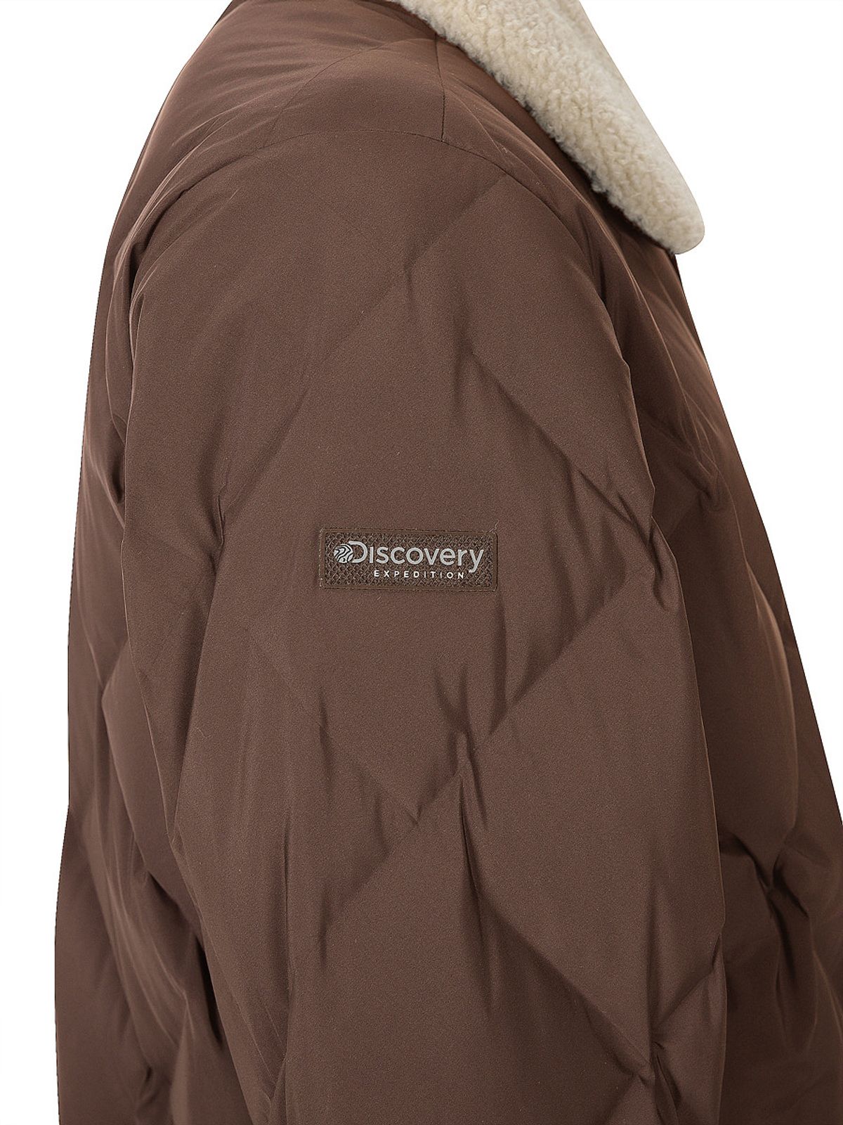 디스커버리 익스페디션(DISCOVERY EXPEDITION) 남성 디하스 카라넥 튜브 다운 미드패딩 (Brown)