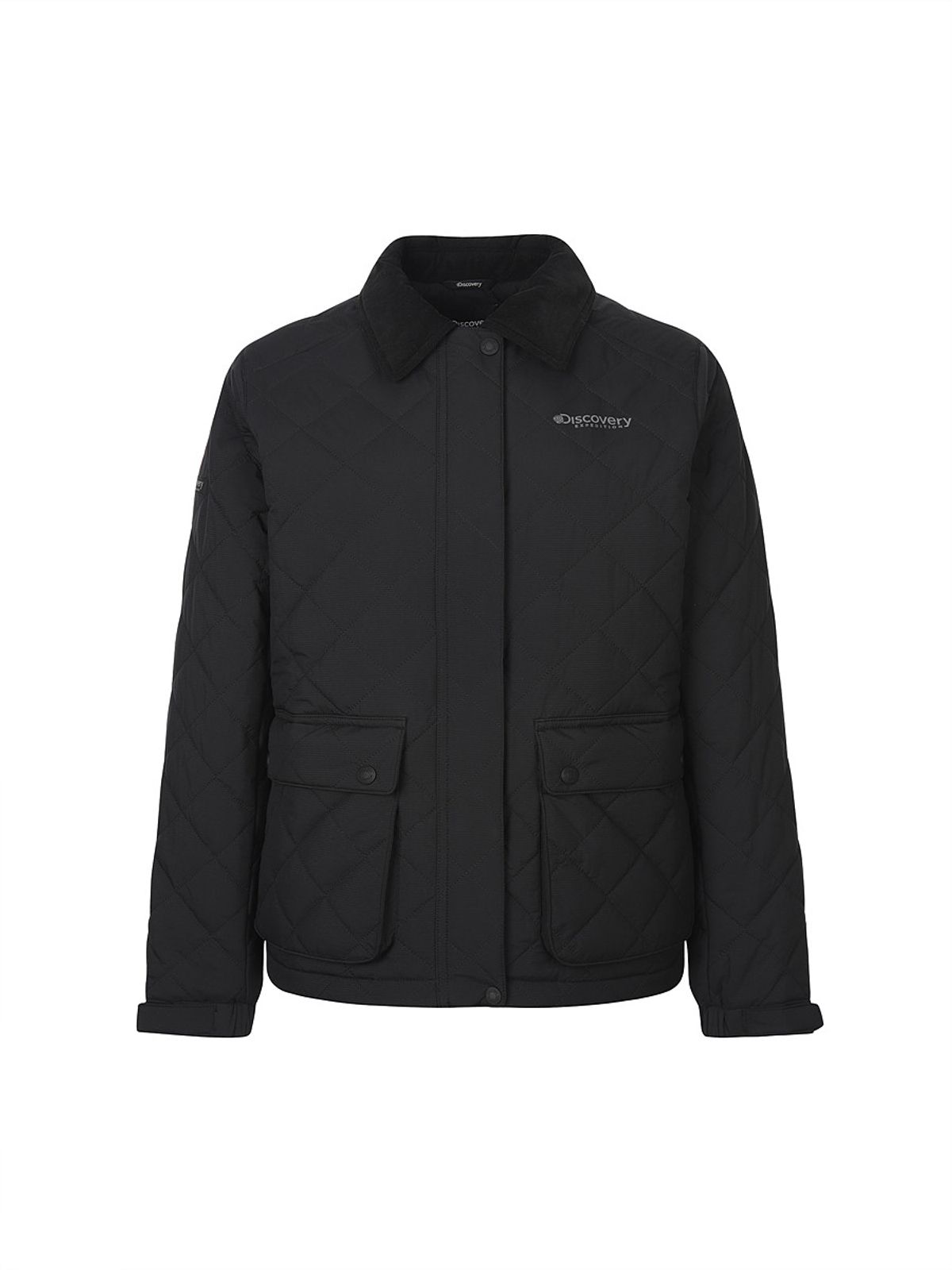 디스커버리 익스페디션(DISCOVERY EXPEDITION) 여성 퀼팅 사파리 워크 자켓 (BLACK)