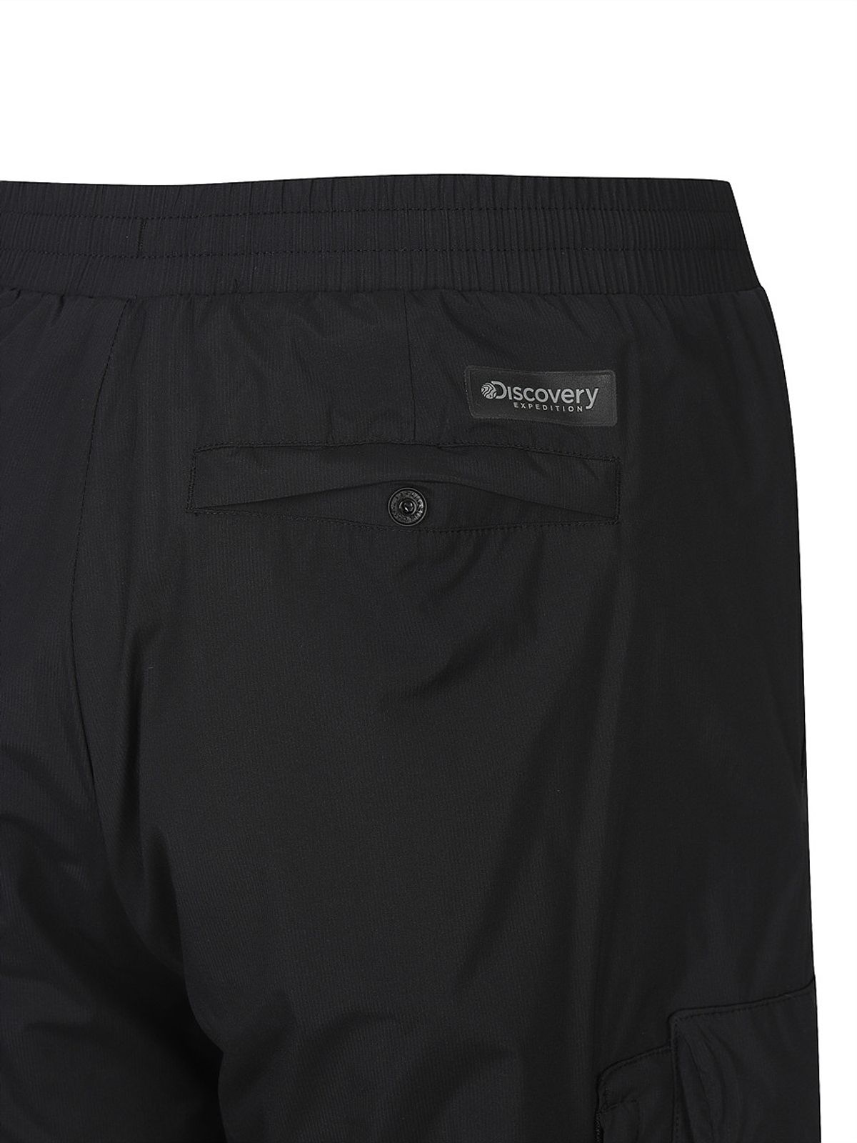 디스커버리 익스페디션(DISCOVERY EXPEDITION) 남성 메쉬 기모 우븐 트레이닝 스트링 팬츠 (BLACK)