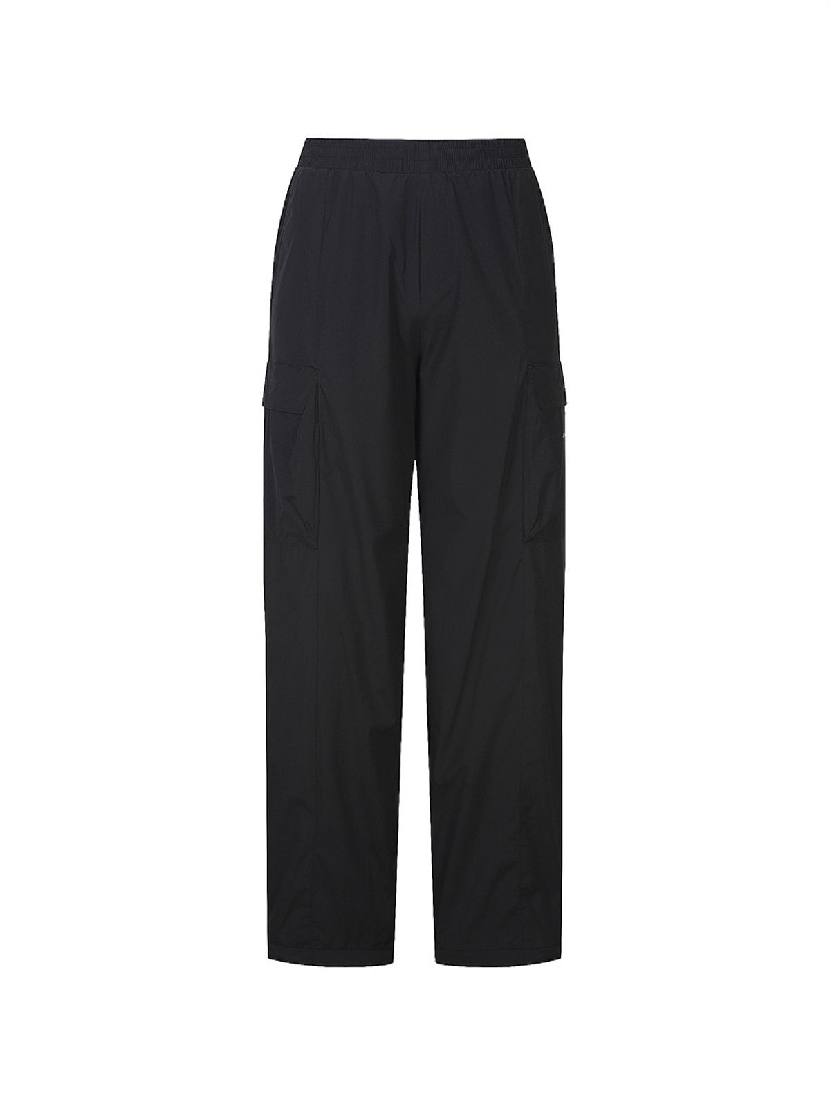 디스커버리 익스페디션(DISCOVERY EXPEDITION) 남성 메쉬 기모 우븐 트레이닝 스트링 팬츠 (BLACK)