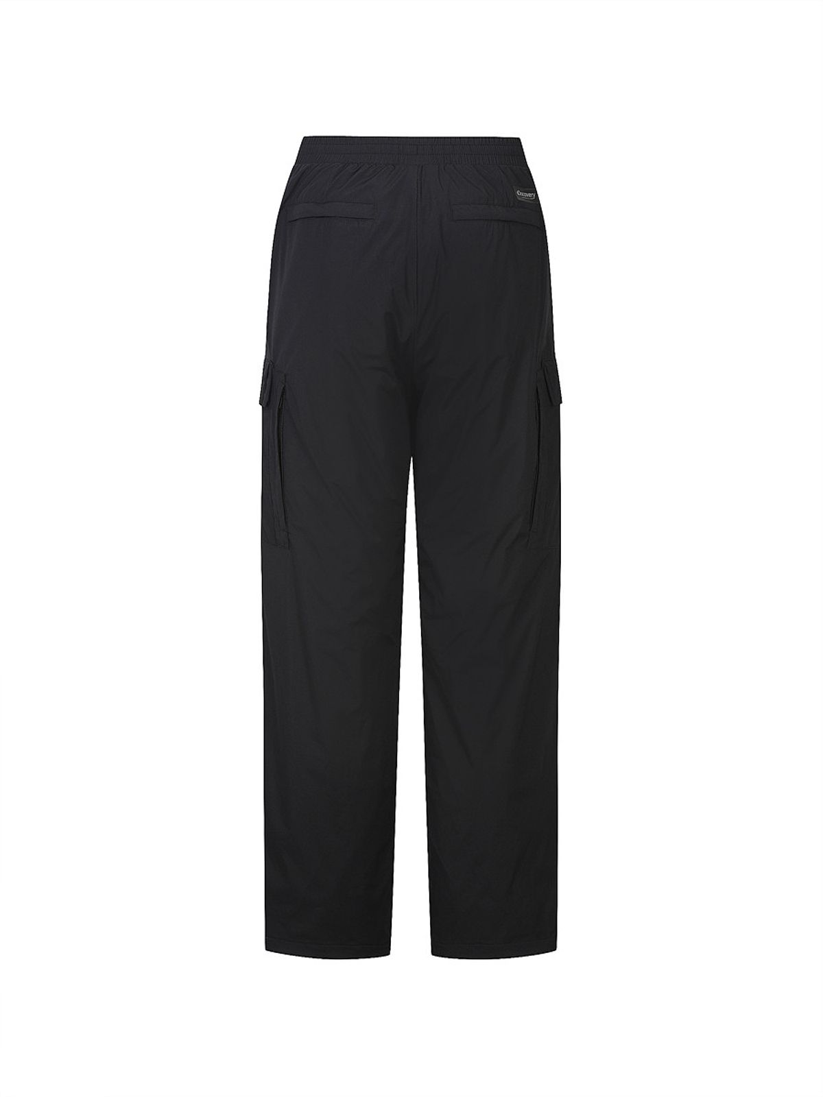 디스커버리 익스페디션(DISCOVERY EXPEDITION) 남성 메쉬 기모 우븐 트레이닝 스트링 팬츠 (BLACK)