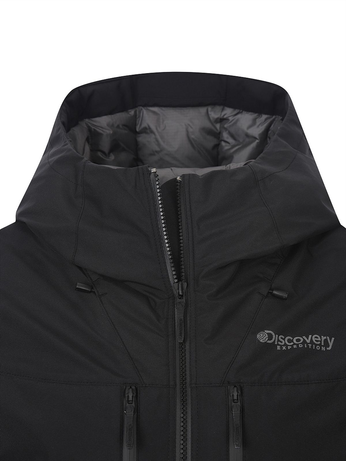디스커버리 익스페디션(DISCOVERY EXPEDITION) 여성 베르겐 고어 윈드스토퍼 구스다운 경량패딩 (BLACK)