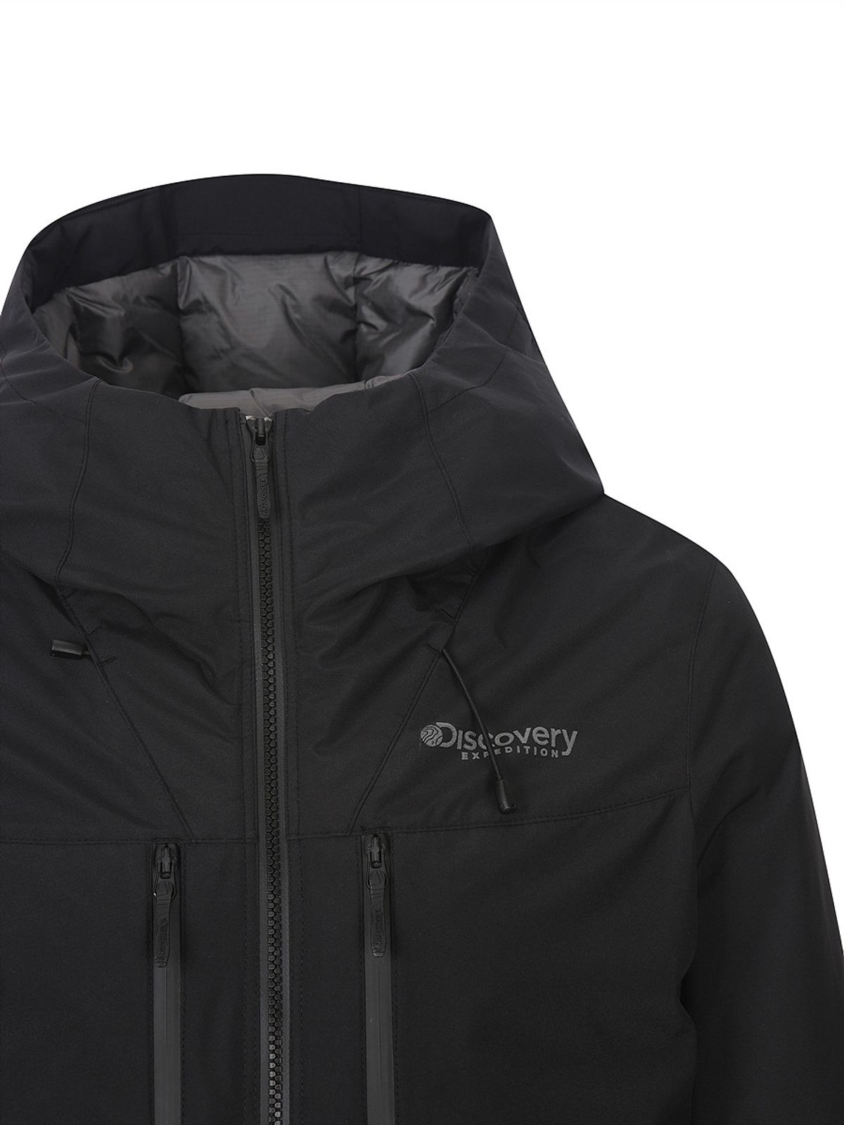 디스커버리 익스페디션(DISCOVERY EXPEDITION) 여성 베르겐 고어 윈드스토퍼 구스다운 경량패딩 (BLACK)