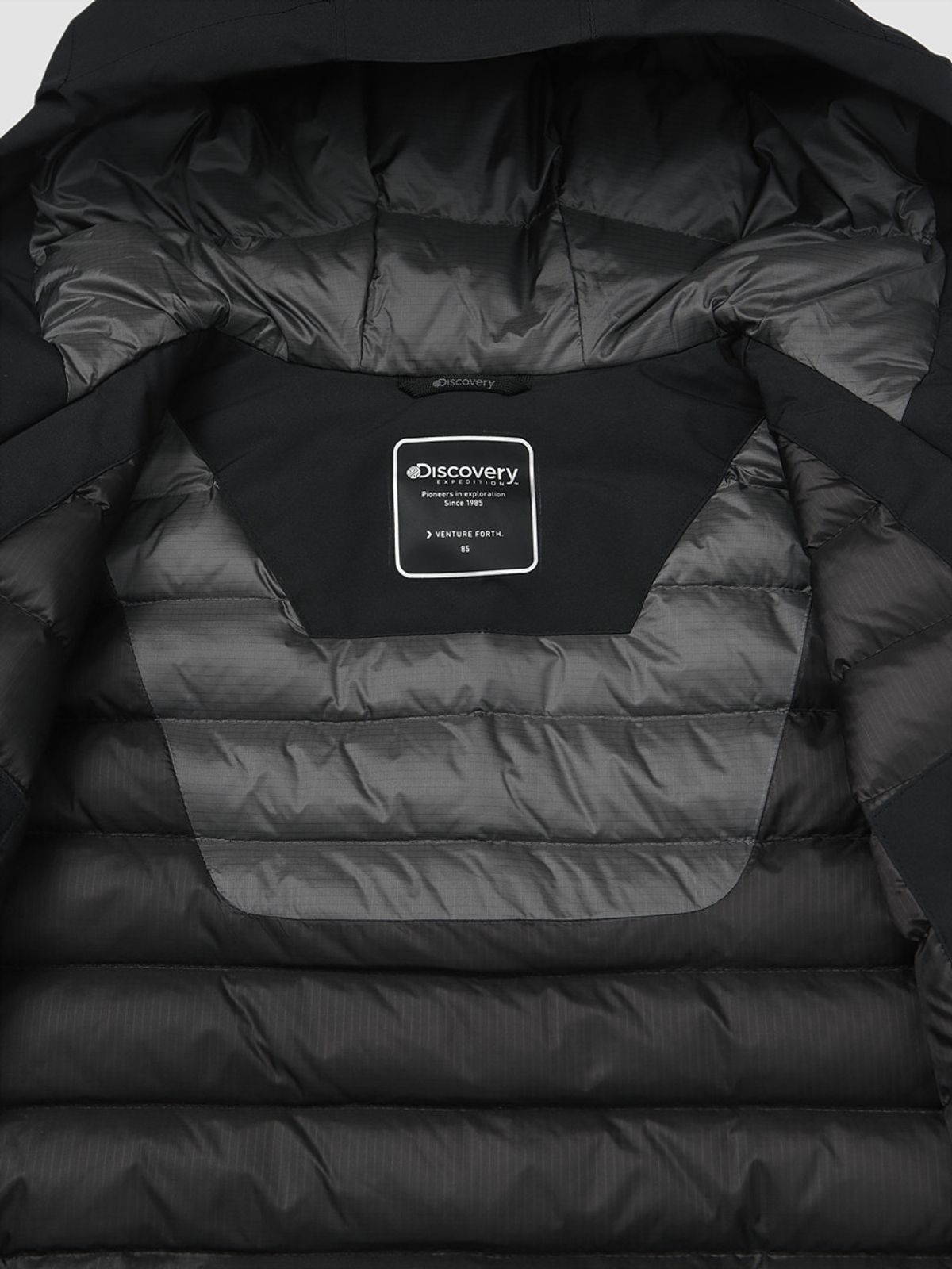 디스커버리 익스페디션(DISCOVERY EXPEDITION) 여성 베르겐 고어 윈드스토퍼 구스다운 경량패딩 (BLACK)