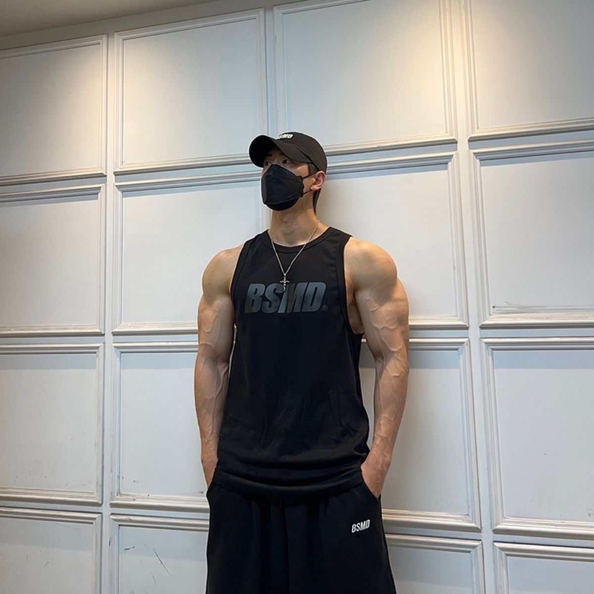 비스트모드(BSMD) 오리지널 모달 헬스 나시 슬리브리스
