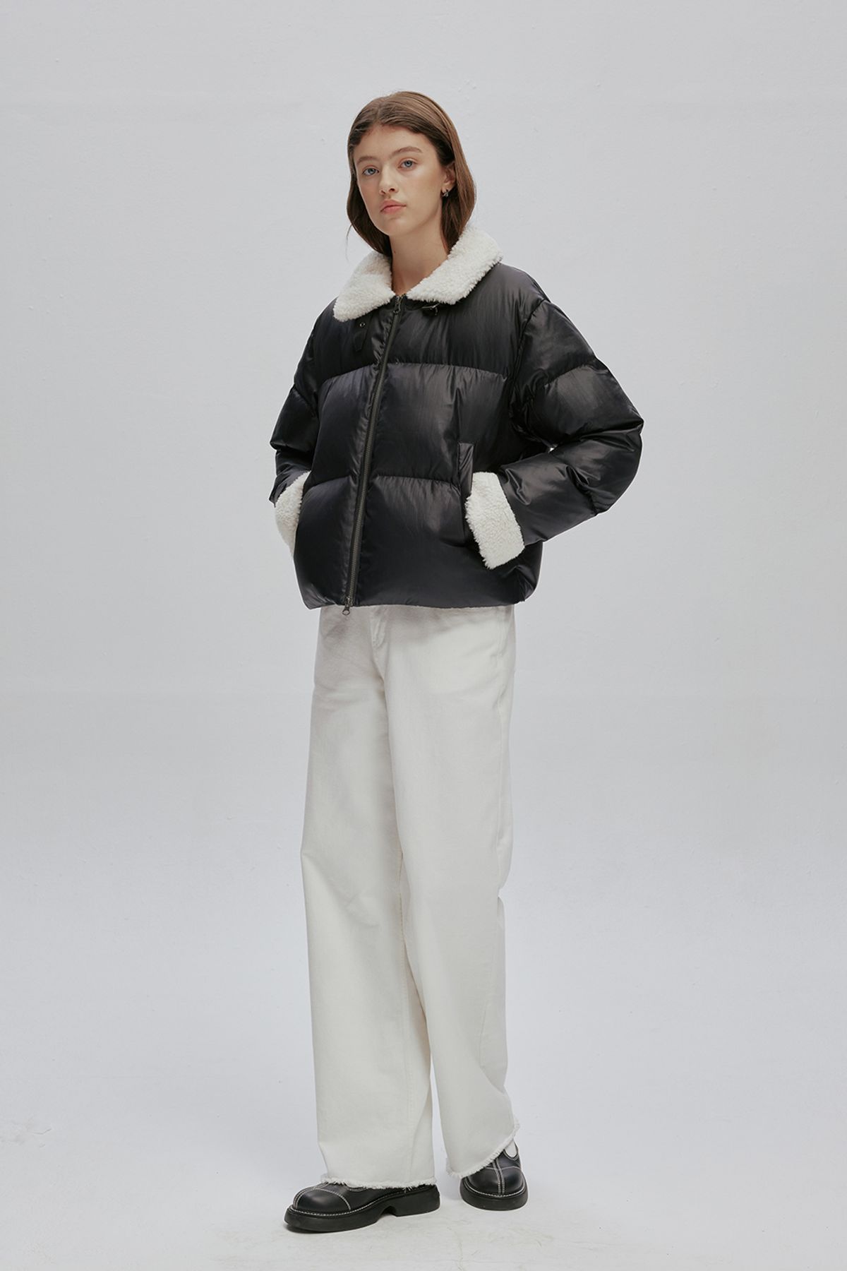 애프터아워즈(AFTERHOURS) MUSTANG DOWN JACKET (BLACK)