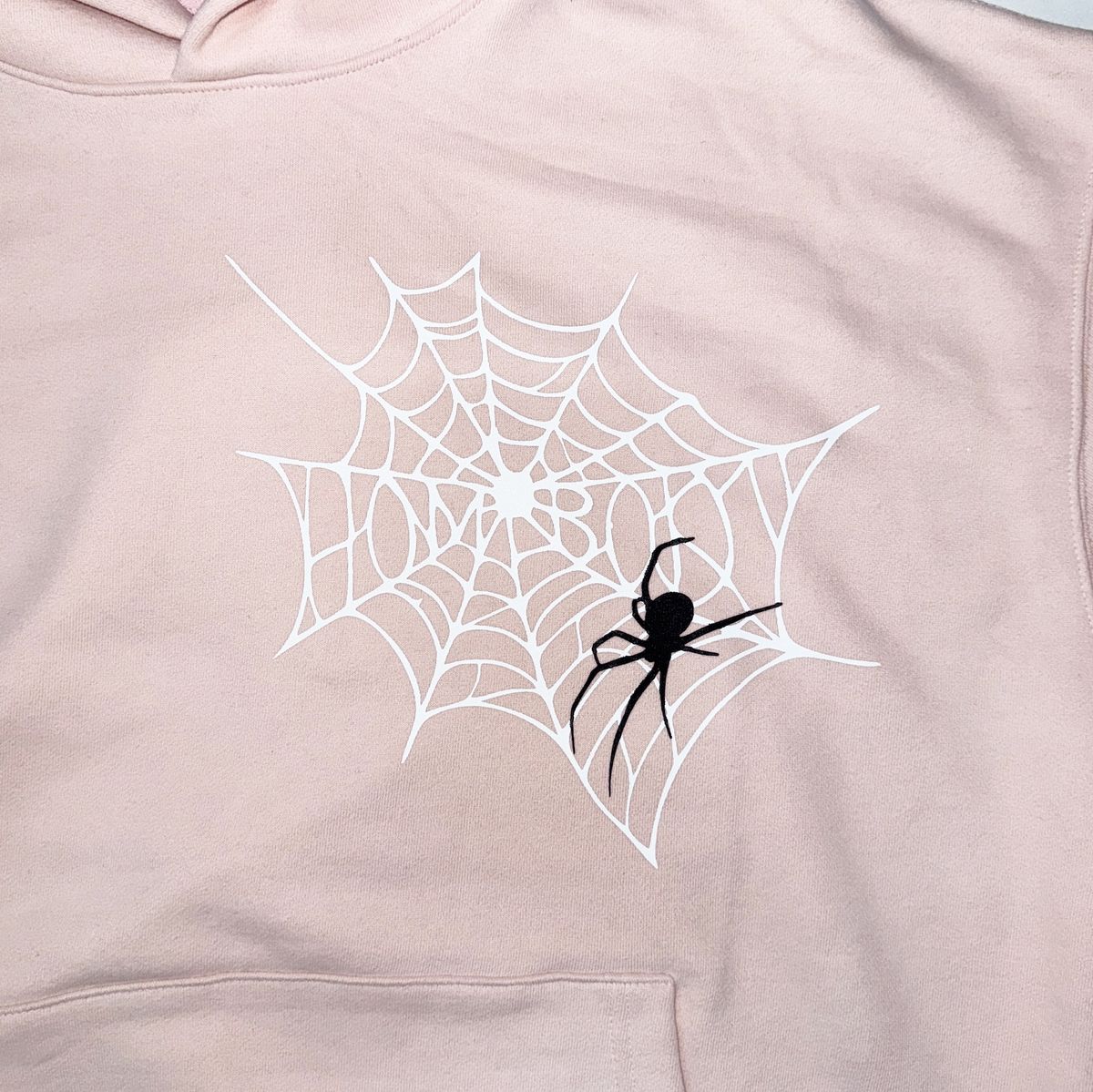 헤테로(HETERO) Homebody Web Hoodie (Light Pink)