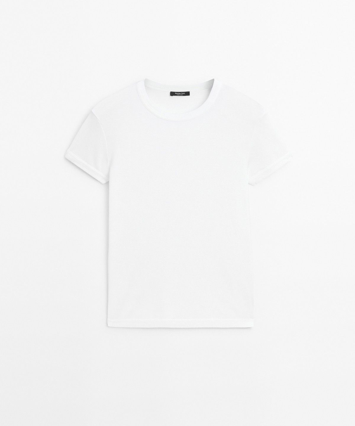 마시모두띠(MASSIMO DUTTI) 100% 코튼 반팔 티셔츠