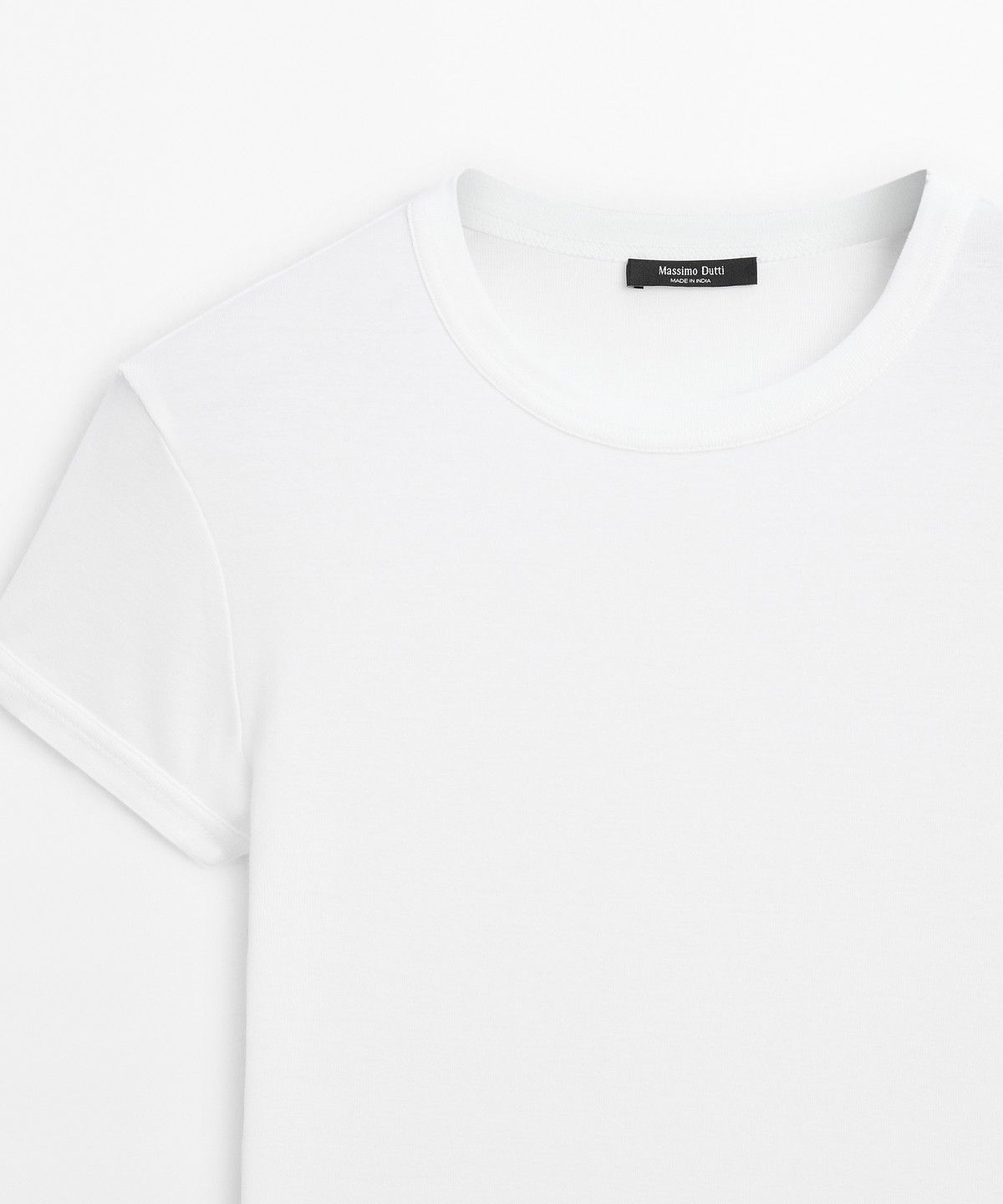 마시모두띠(MASSIMO DUTTI) 100% 코튼 반팔 티셔츠