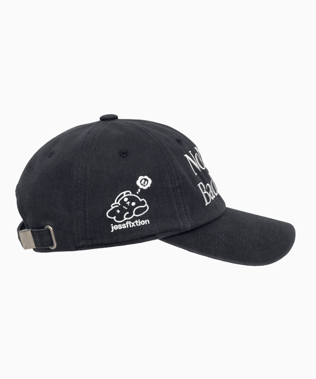 제스픽션(JESSFIXTION) NO MORE BAD NEWS WASHING CAP (BLACK)