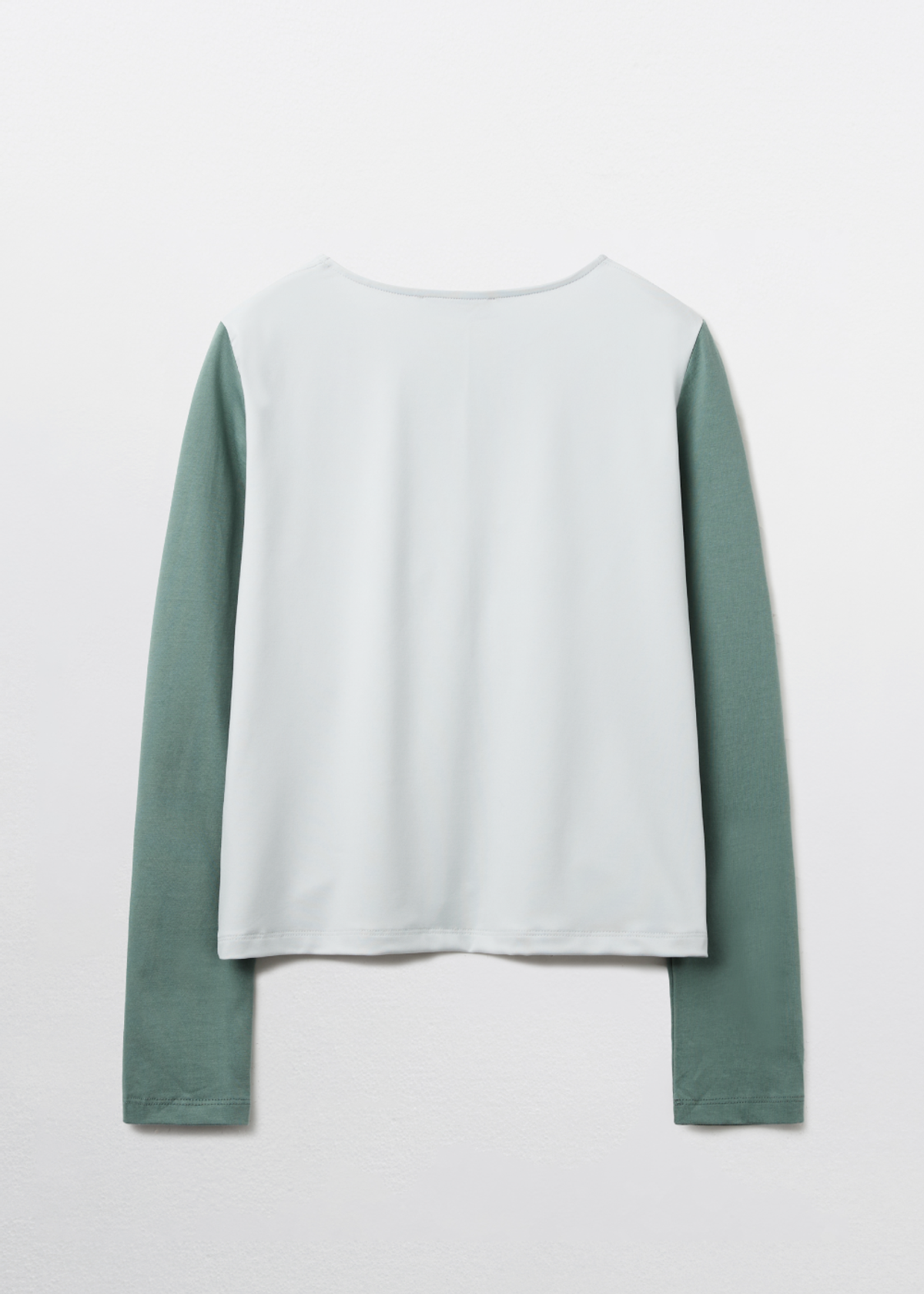 피브스피브스(PEEVES PEEVES) Handwriting Flower Long Sleeve Top / Green