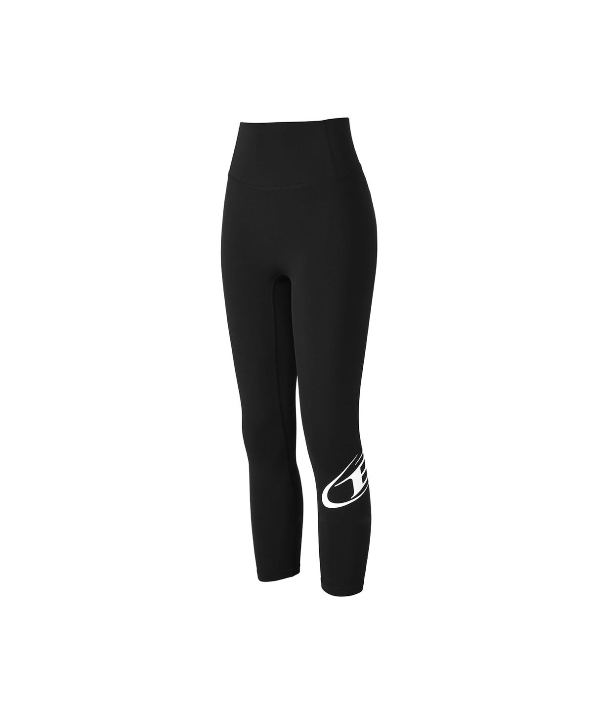본투윈(BORN TO WIN) W SYMBOL B FLEECE LONG LEGGINGS [BLACK]
