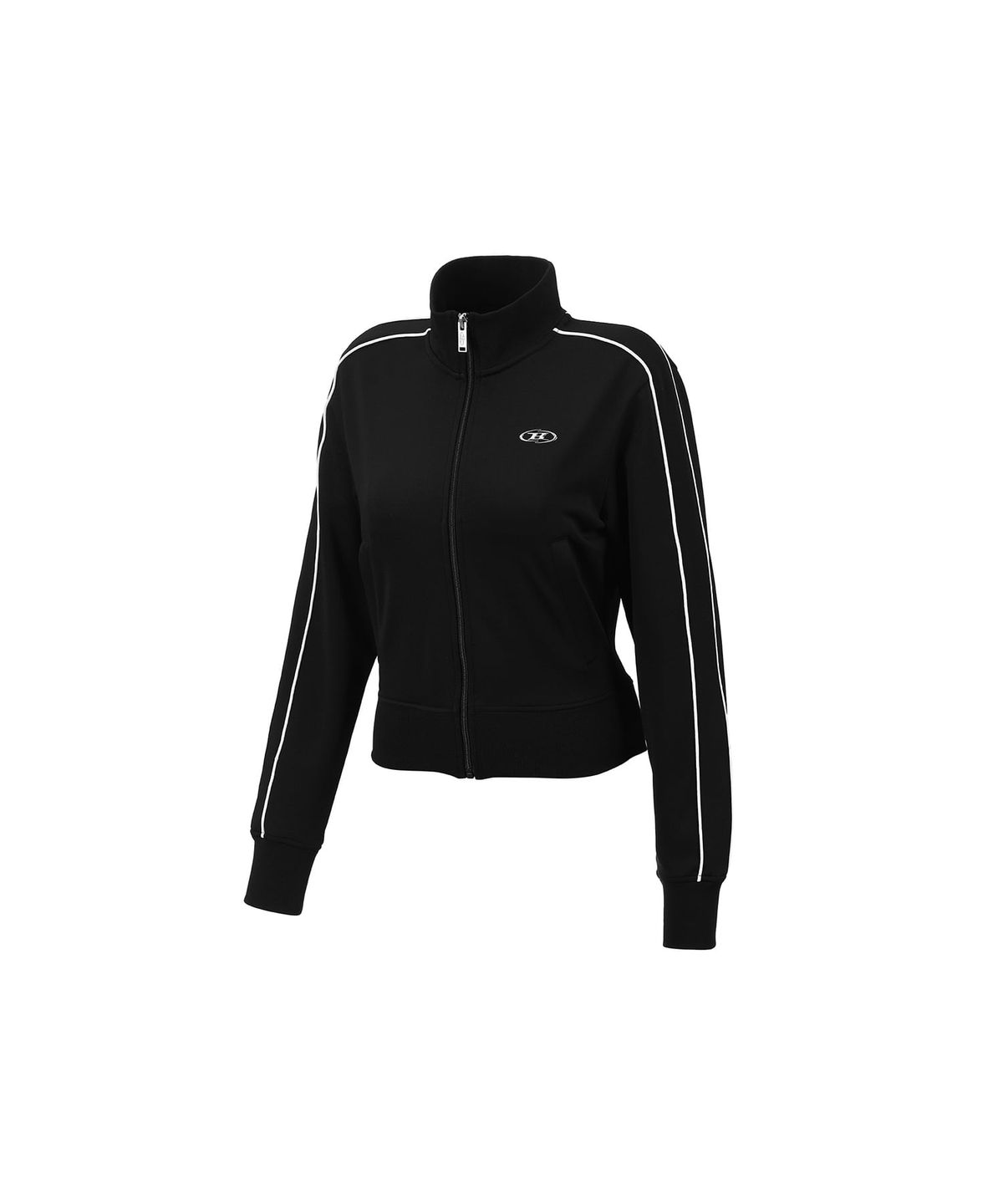 본투윈(BORN TO WIN) W PIPING LINE ZIP UP JACKET [BLACK]