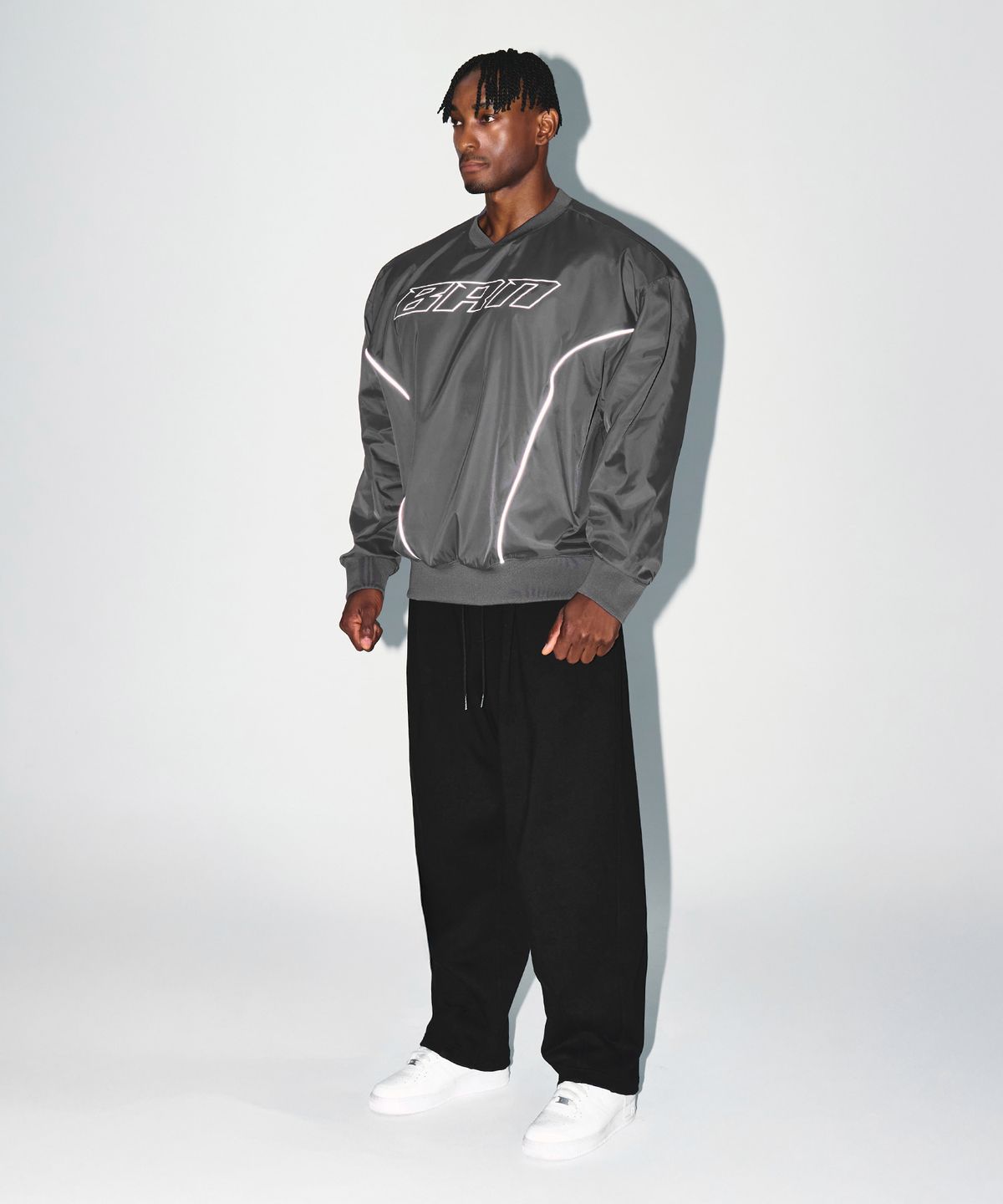 본투윈(BORN TO WIN) VENTILATION WOVEN PISTE [CHARCOAL]